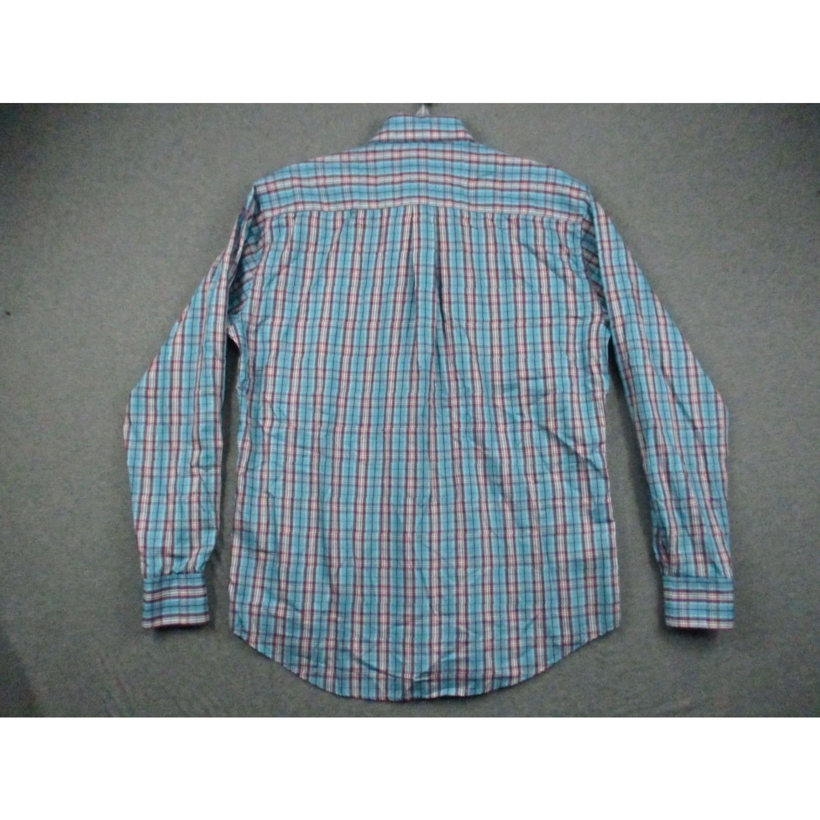 Peter Millar Peter Millar Crown Shirt XL Men's Cotton Silk Mix Blue Plaid Multi Check Button-Up Collared Long Sleeve Classic Mens Size US XL / EU 56 / 4 - 6 Thumbnail
