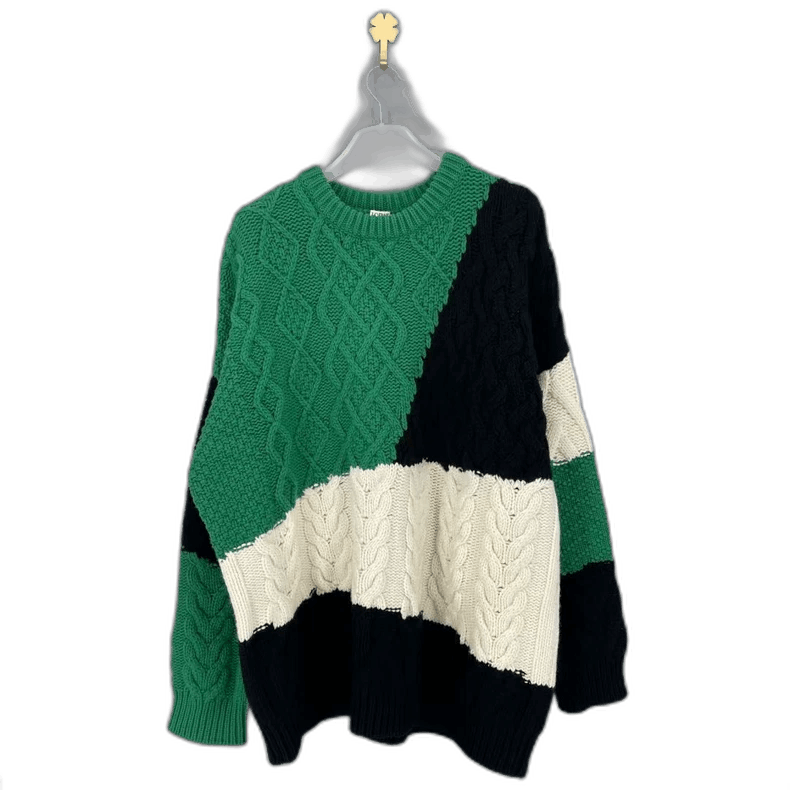 Loewe LOEWE Color Block Wool Sweater-yf Size US XXL / EU 58 / 5 - 1 Thumbnail