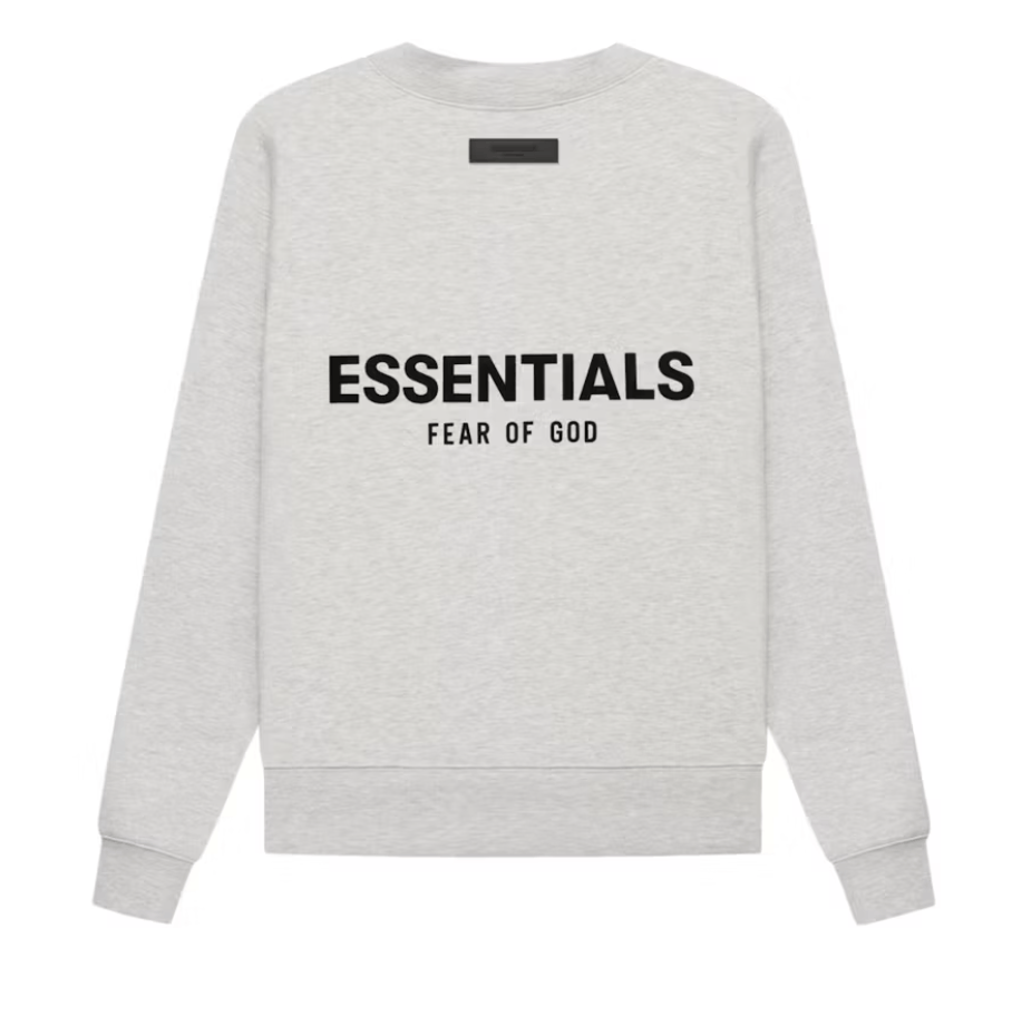 Image of Essentials Crewneck (Ss22) Light Oatmeal Size Xxl, Men's