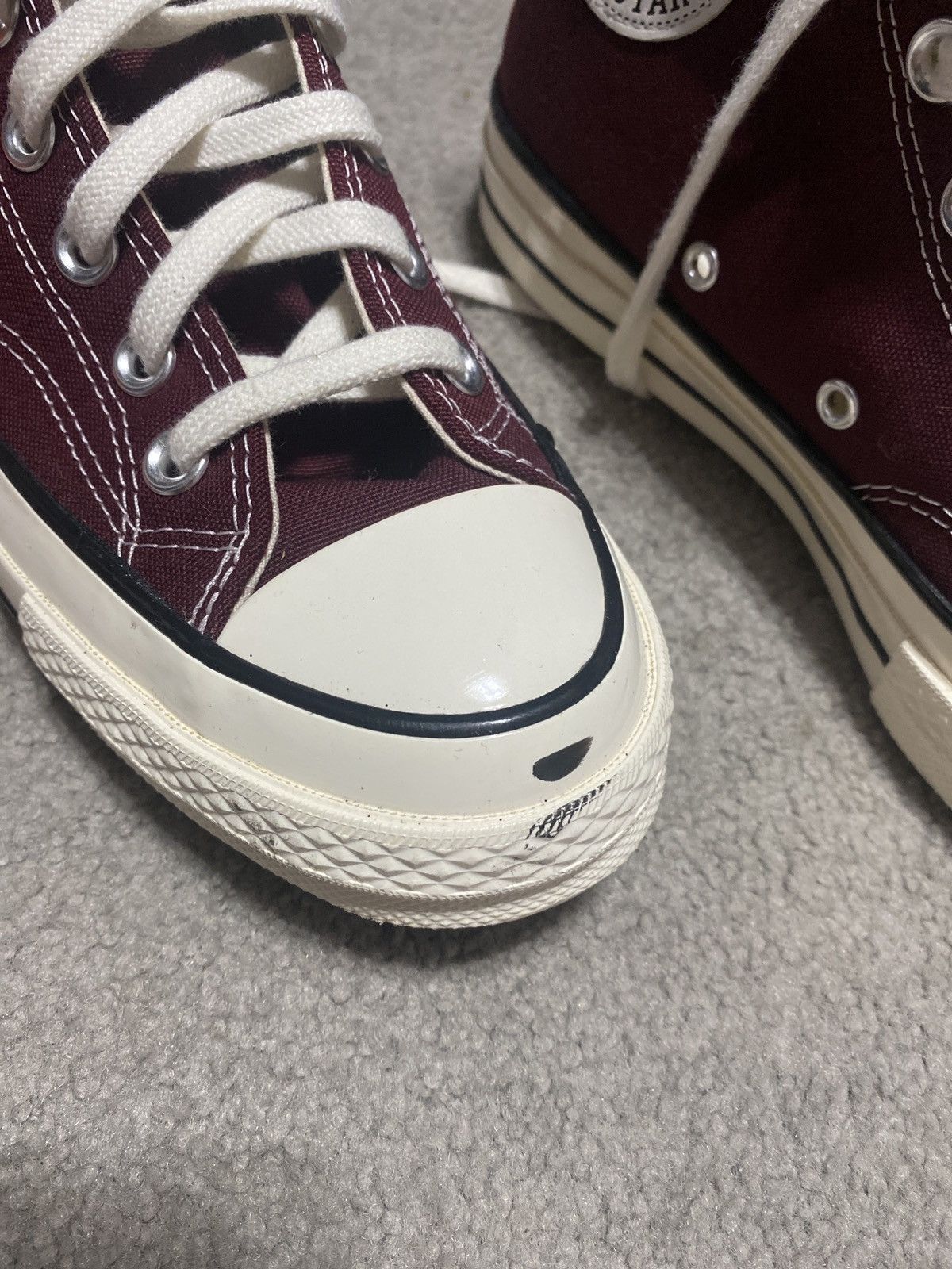 Converse Converse Chuck 70 High ‘Recycled Canvas - Deep Boradeaux’ Size US 7.5 / EU 40-41 - 6 Thumbnail