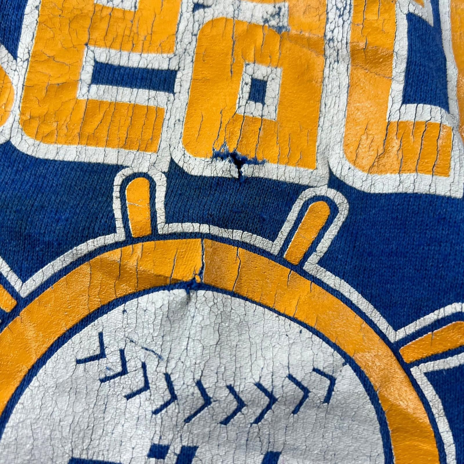 Logo 7 Vintage 90s Seattle MLB Big Logo Crewneck Sweatshirt Size US 34 / EU 50 - 8 Thumbnail