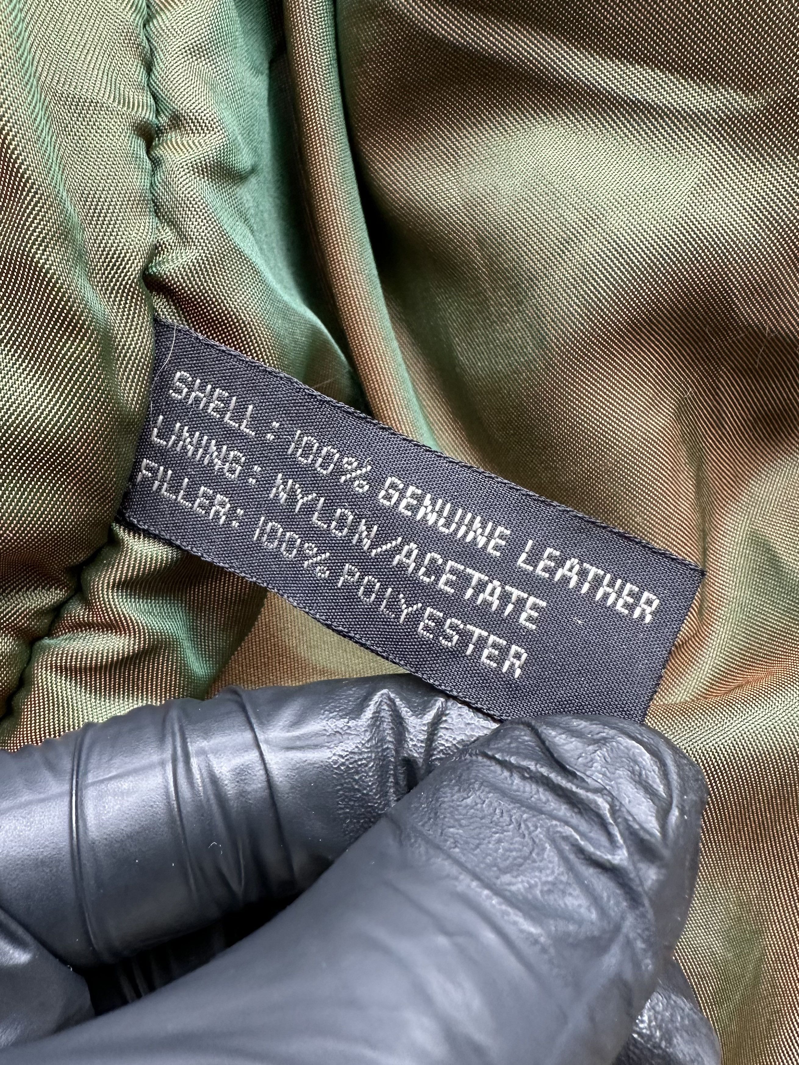Genuine Leather Vintage Bondage Faded Leather Military Jacket C2(V13) Size US M / EU 48-50 / 2 - 8 Thumbnail