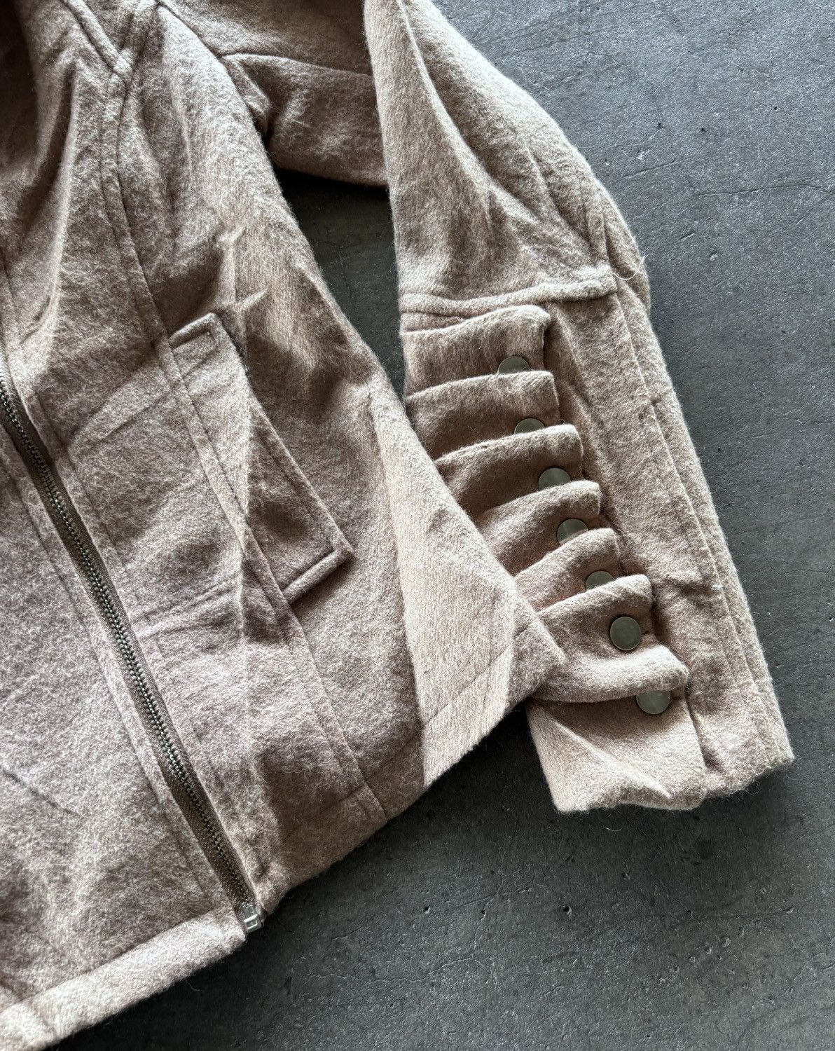 If Six Was Nine Helmut Lang Ekam Lgb Style Fur Assymetrical Jacket Size US M / EU 48-50 / 2 - 2 Thumbnail