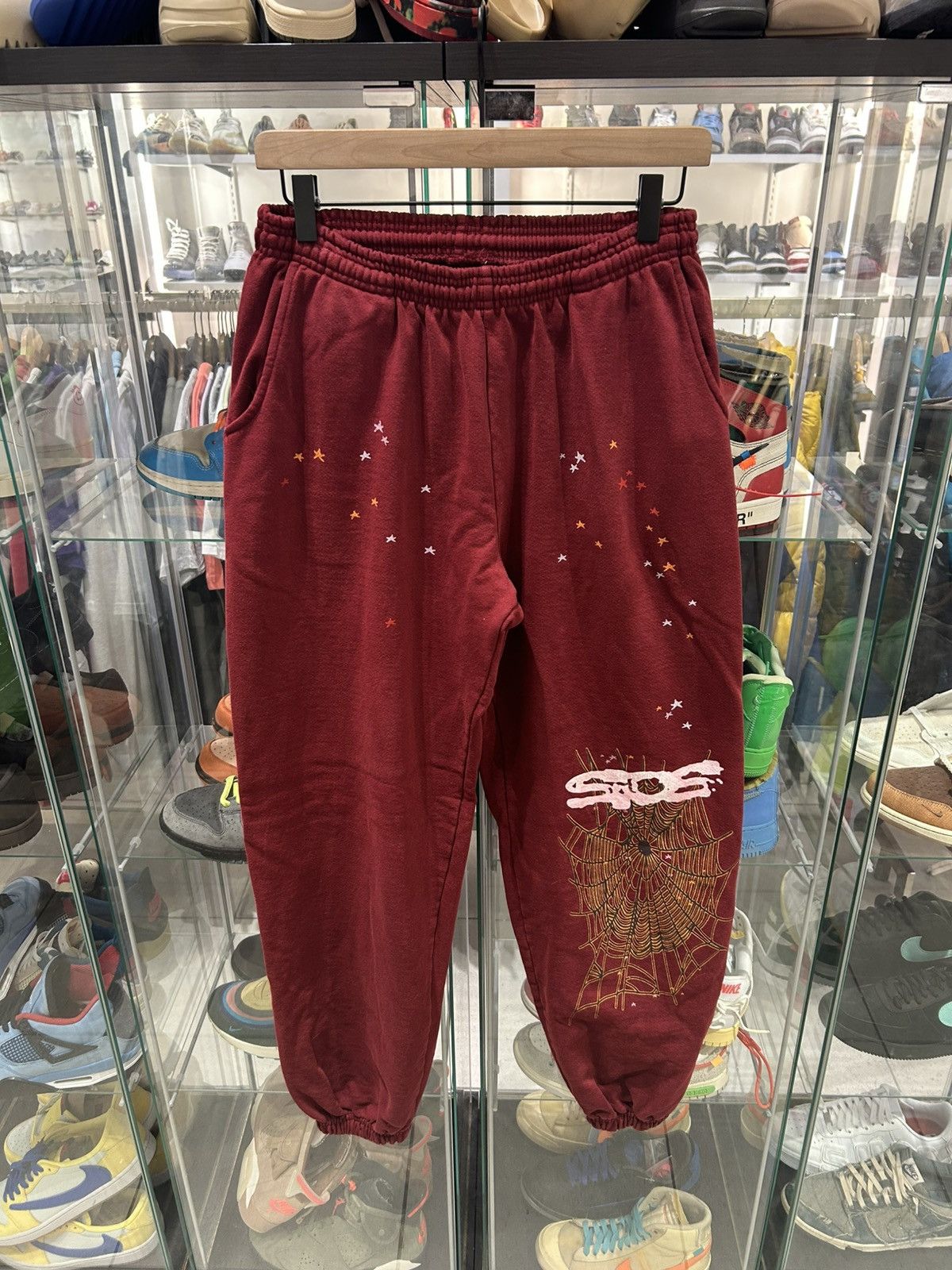 Sp5der Sp5der burgundy pants Size US 34 / EU 50 - 1 Thumbnail