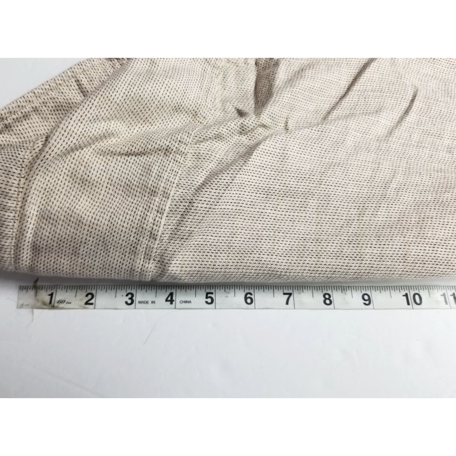 Tasso Elba Tasso Elba Shirt Short Sleeve Beige Button-Down Size S Men Regular Knit Cotton Beige Size US 29 - 4 Thumbnail