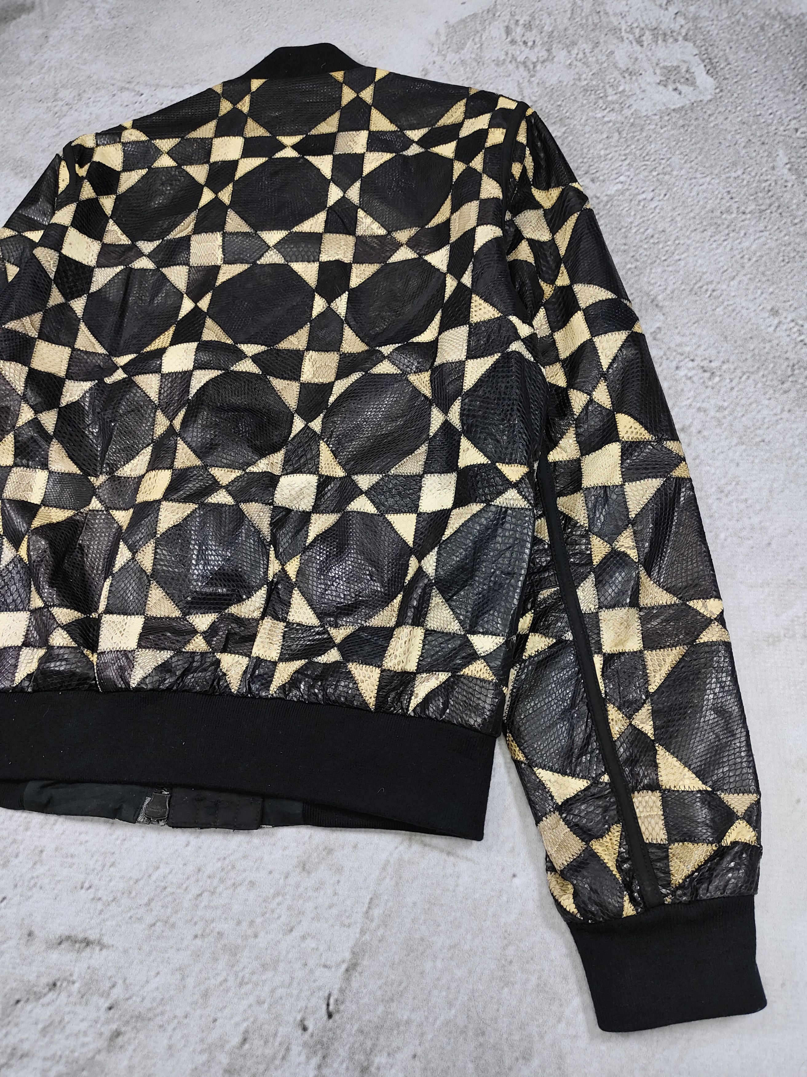Andrea Pompilio Andrea Pompilio Snakeskin Geometric Pacthwork Archive Bomber Size US M / EU 48-50 / 2 - 9 Thumbnail