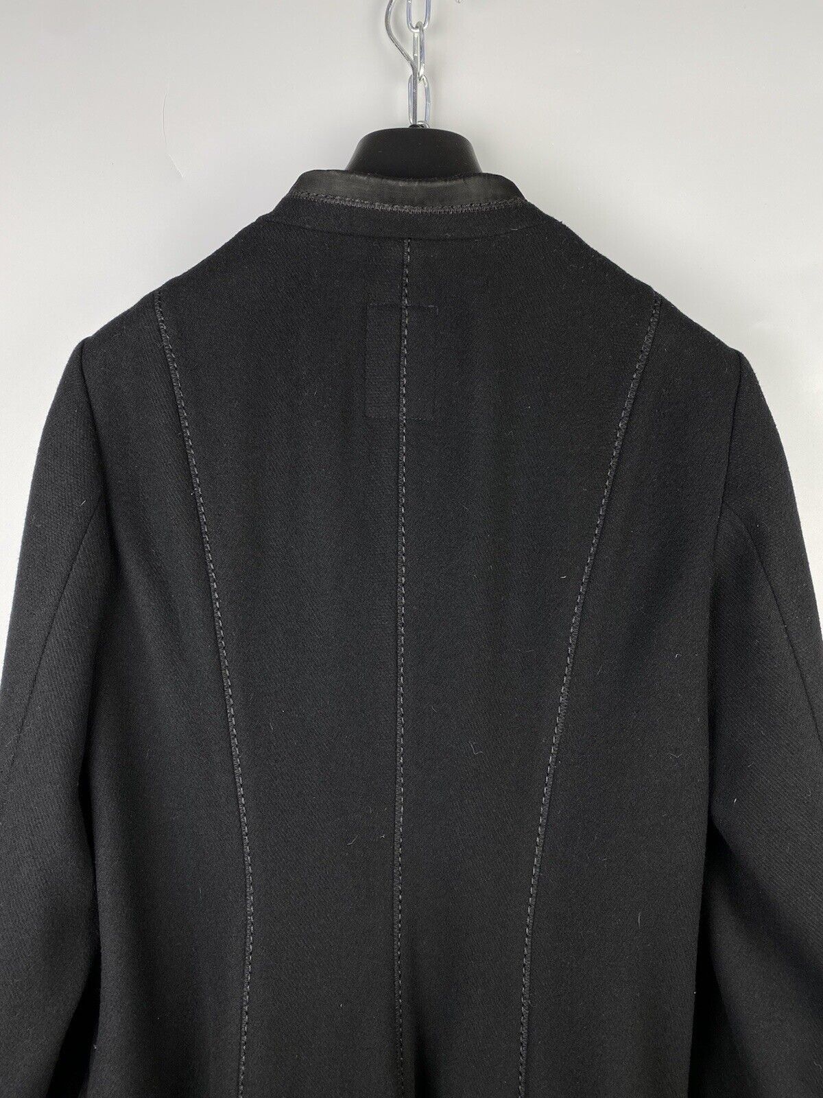 Marithe + Francois Girbaud Marithe Francois Girbaud Avant Garde Wool Long Coat Size M / US 6-8 / IT 42-44 - 9 Thumbnail