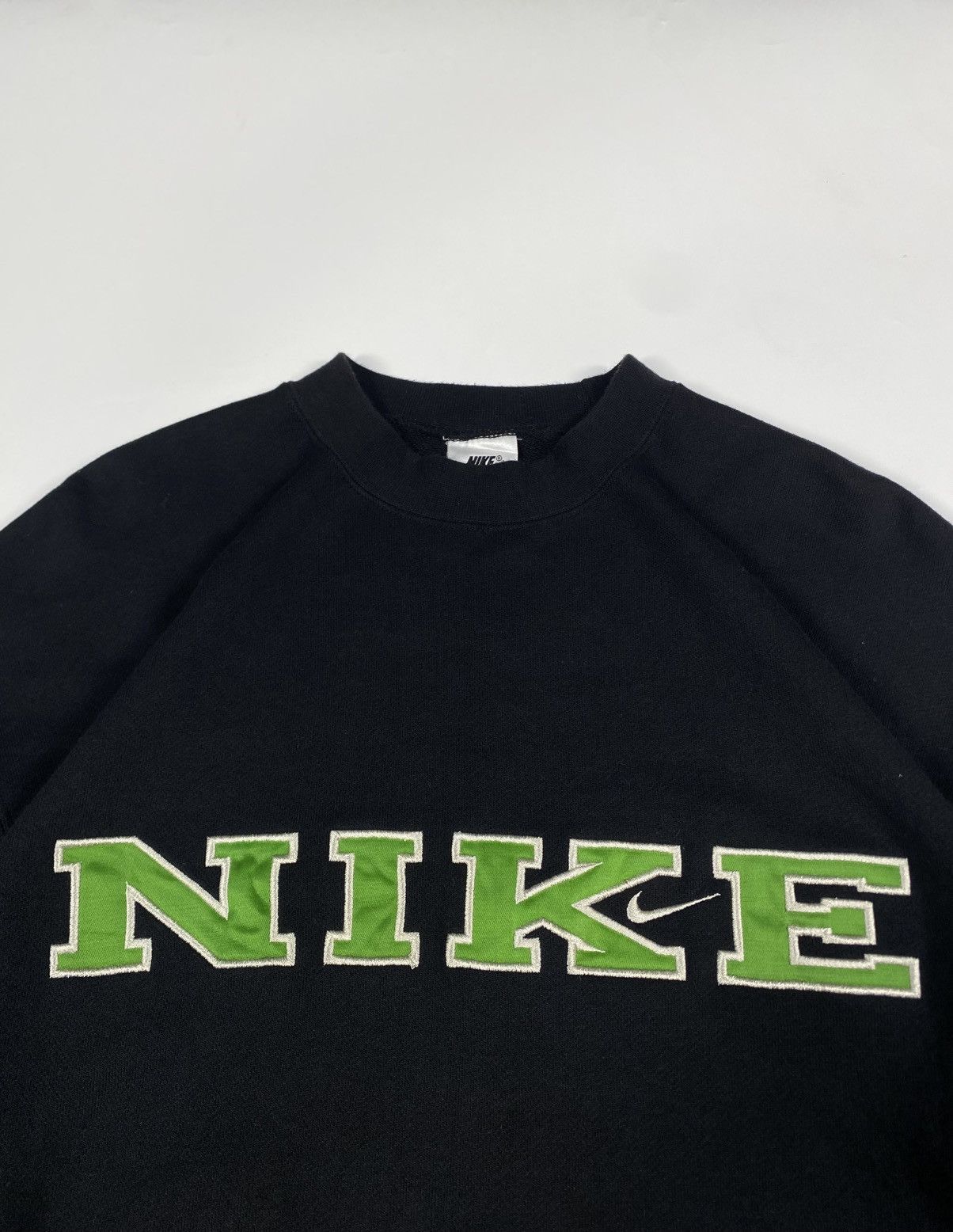 Nike 90S VINTAGE NIKE SPELLOUT SWEATER Size US L / EU 52-54 / 3 - 5 Thumbnail