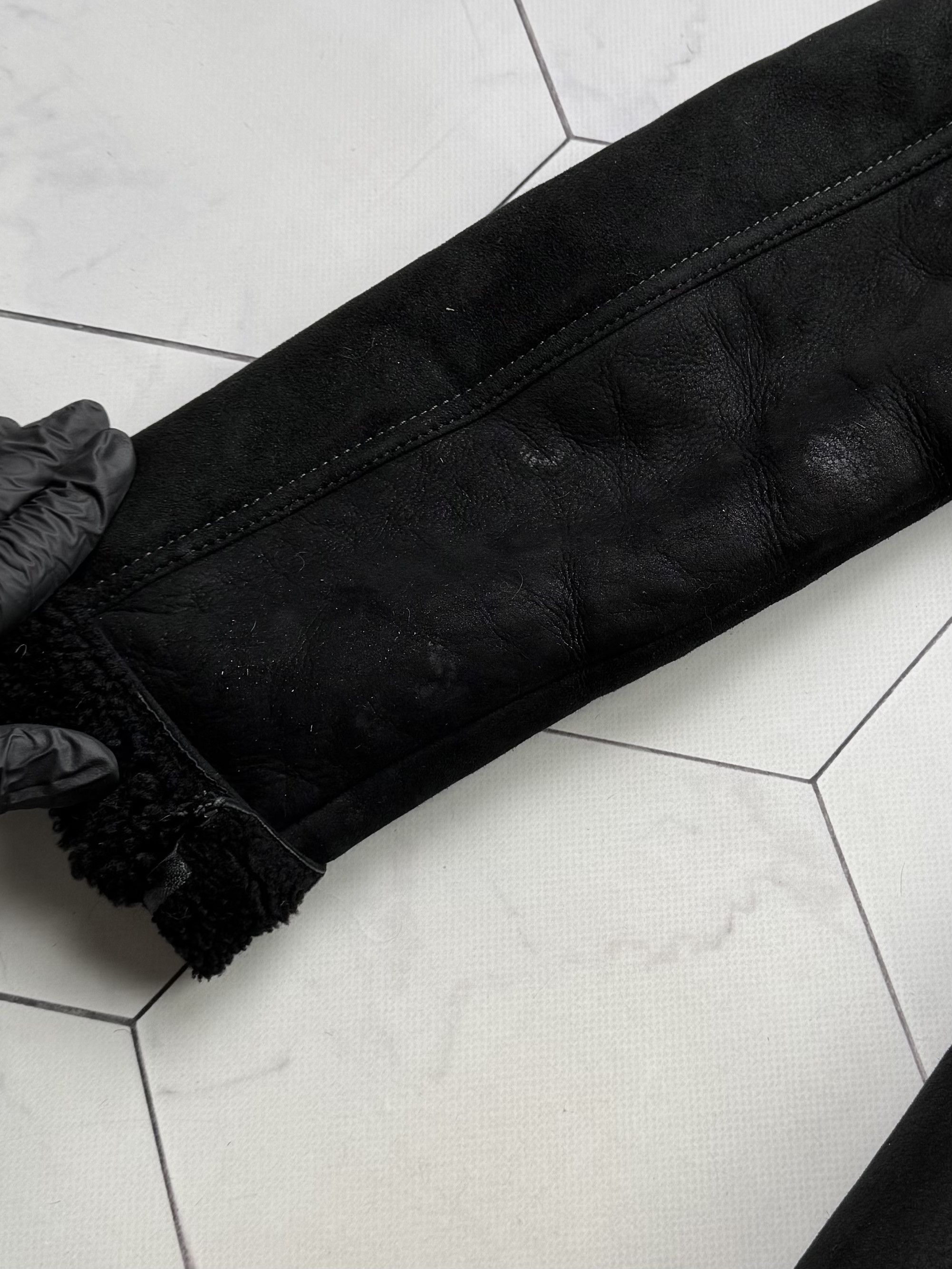 Japanese Brand Vintage Real Sheepskin Coat (B587)E2D15 Size M / US 6-8 / IT 42-44 - 12 Thumbnail