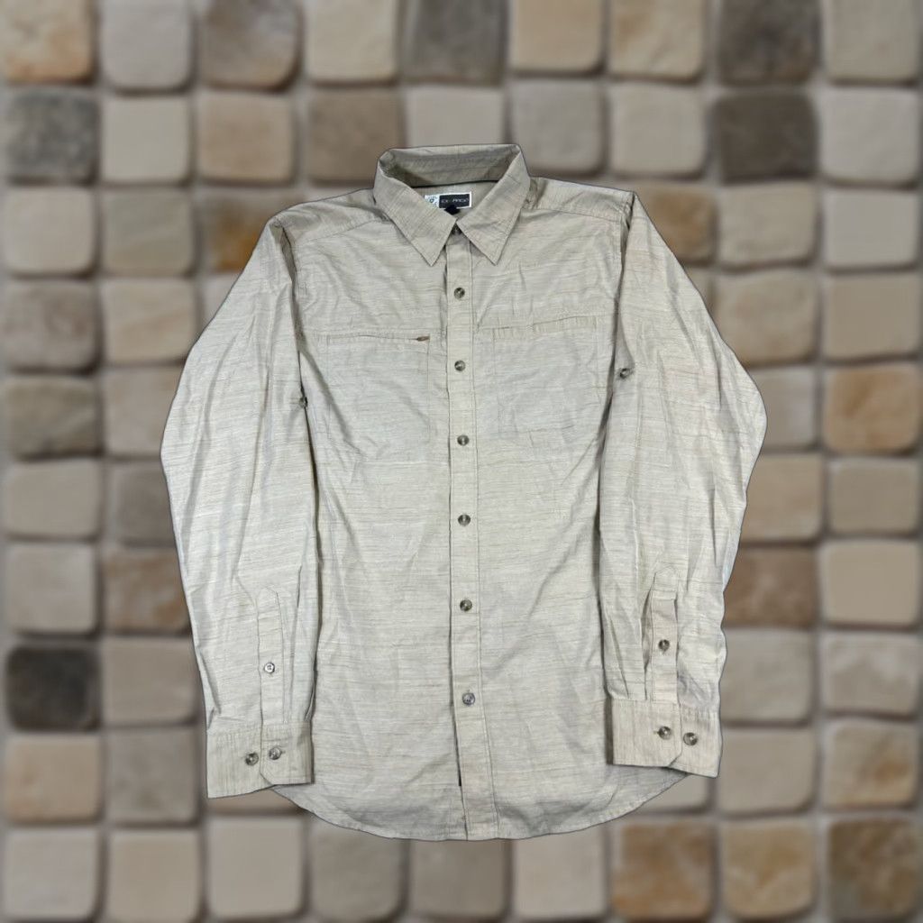ExOfficio EX FFICIO Shirt Mens M Brown Button Up Size US M / EU 48-50 / 2 - 1 Thumbnail