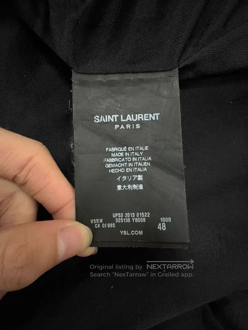 Saint Laurent Paris Saint Laurent Paris Original Black and White Baseball Jack Size US M / EU 48-50 / 2 - 6 Thumbnail