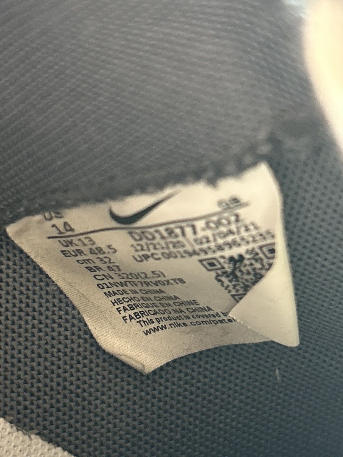 Nike × Sacai Nike Sacai Blazer Iron Grey Size US 14 / EU 47 - 7 Thumbnail