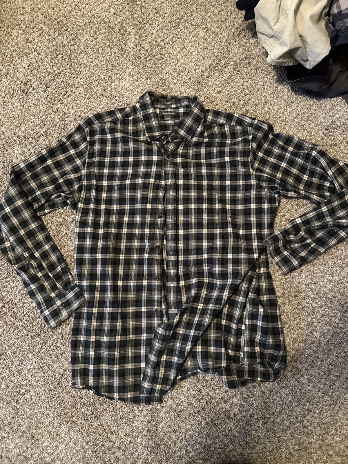 Eddie Bauer Eddie Bauer Flannel Size US XL / EU 56 / 4 - 1 Thumbnail