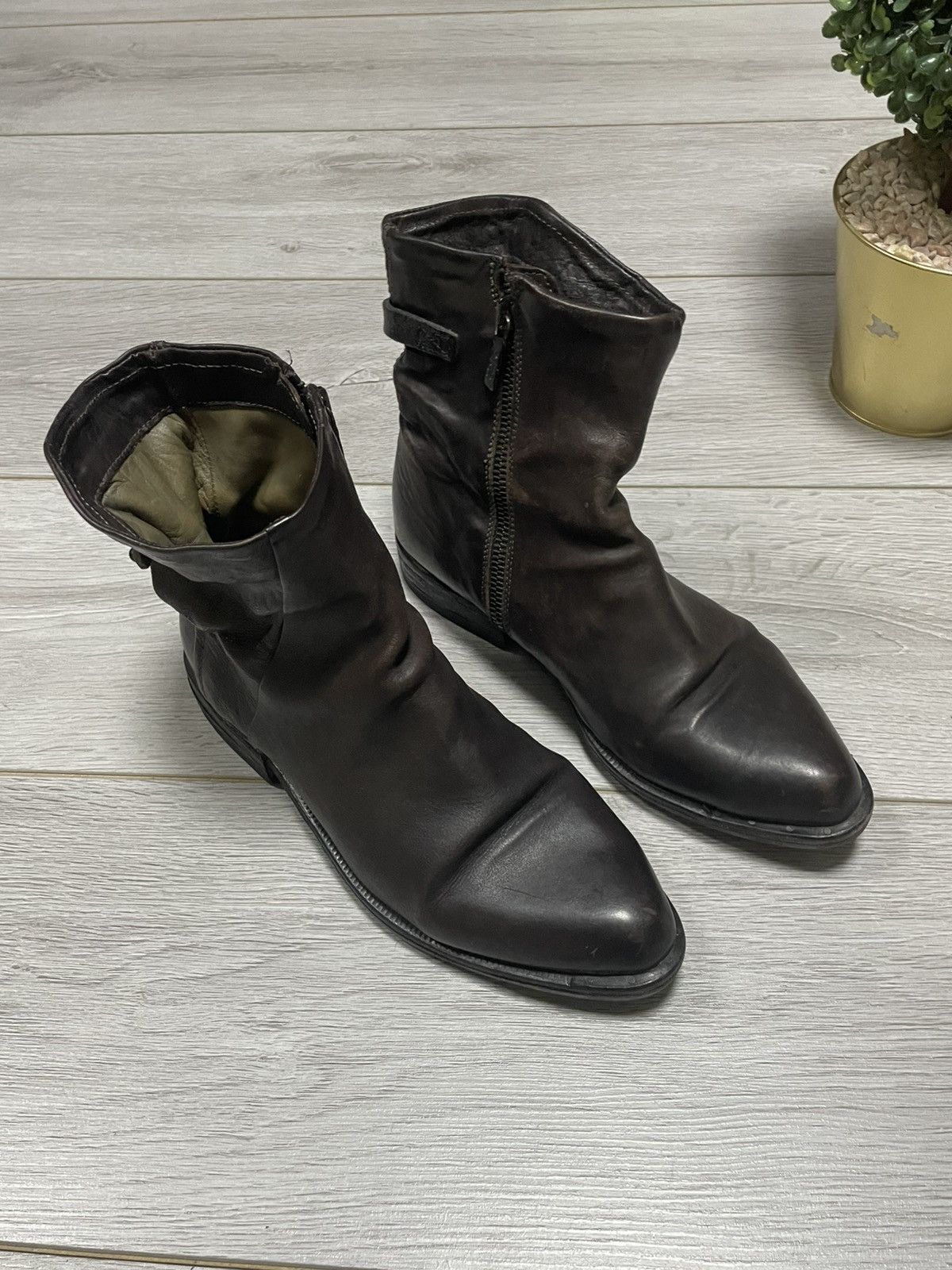A.S.98 AS98 Airstep Distressed Leather Engineered Boots eb0 Size US 9 / IT 39 - 4 Thumbnail