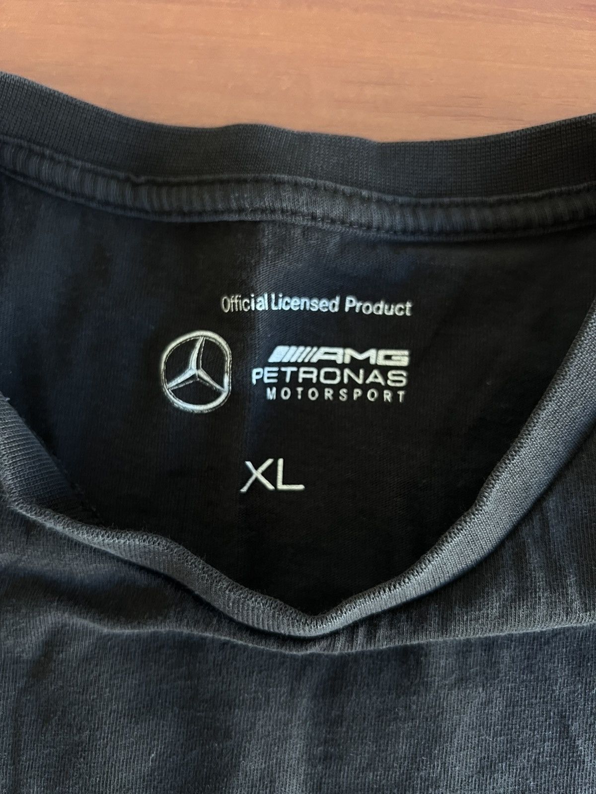 Mercedes-Benz 2017 Mercedes AMG F1 Team Mens Championship T-Shirt Black XL Size US XL / EU 56 / 4 - 4 Thumbnail