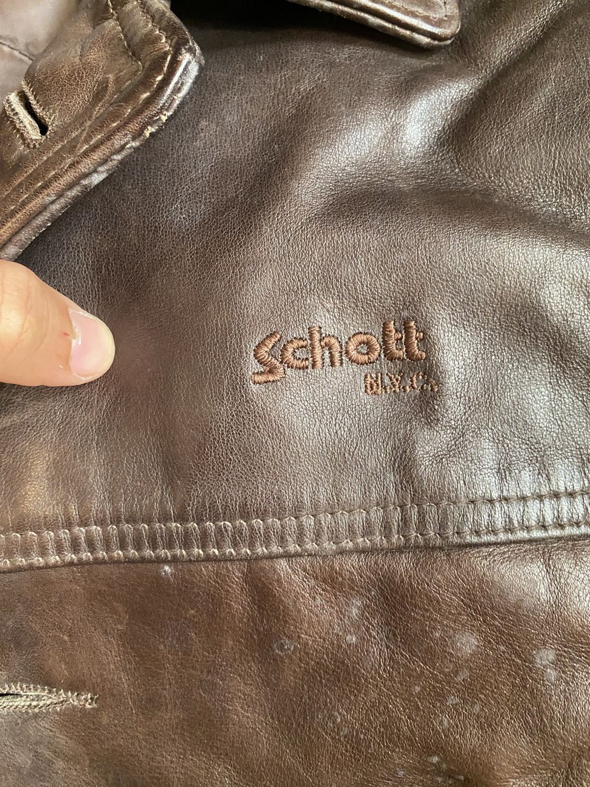 Schott Schott nyc leather jacket Size US M / EU 48-50 / 2 - 4 Thumbnail