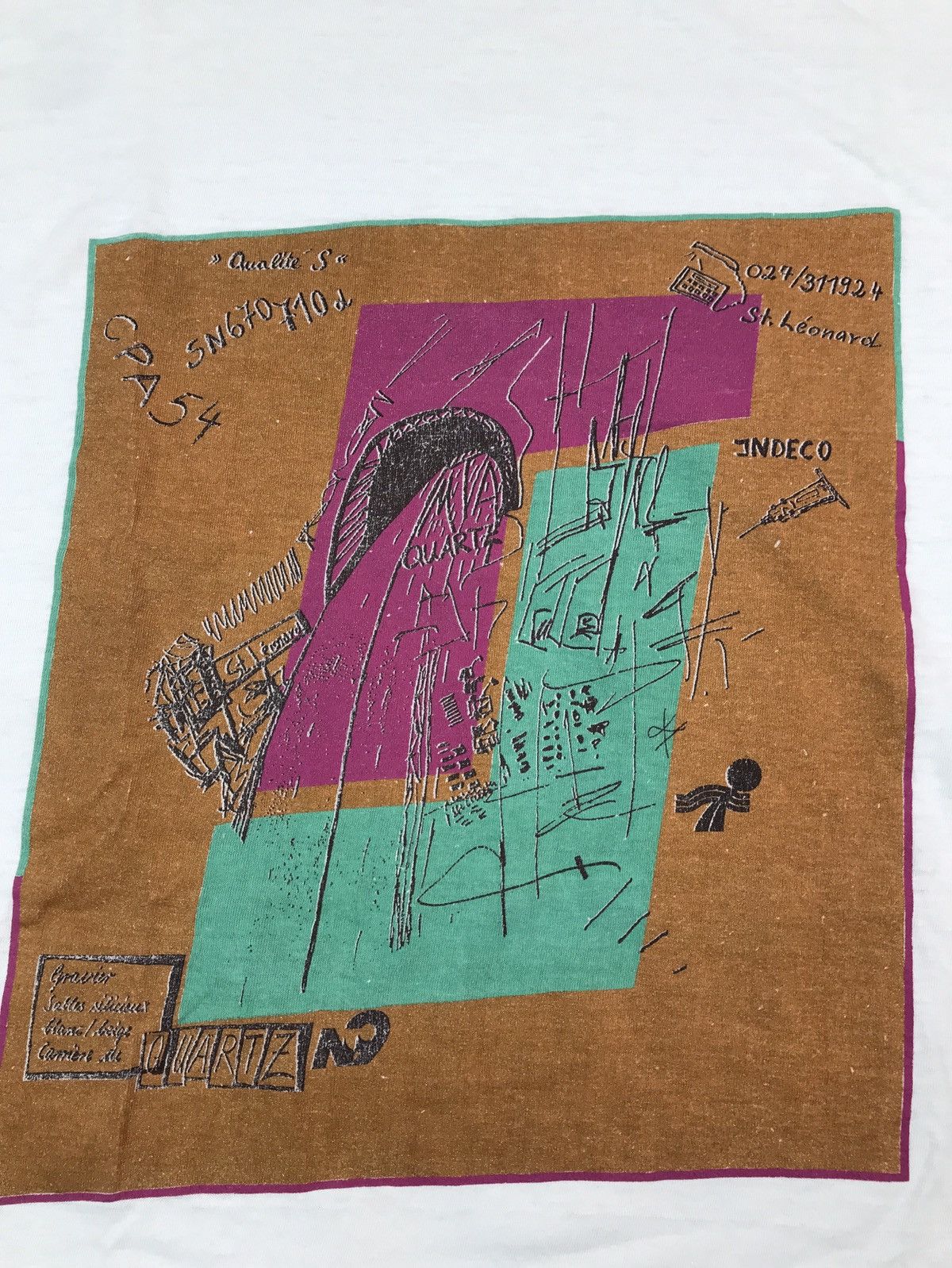 Vintage Quartz Vintage 70s 80s Rare T Shirt Size US XL / EU 56 / 4 - 7 Thumbnail