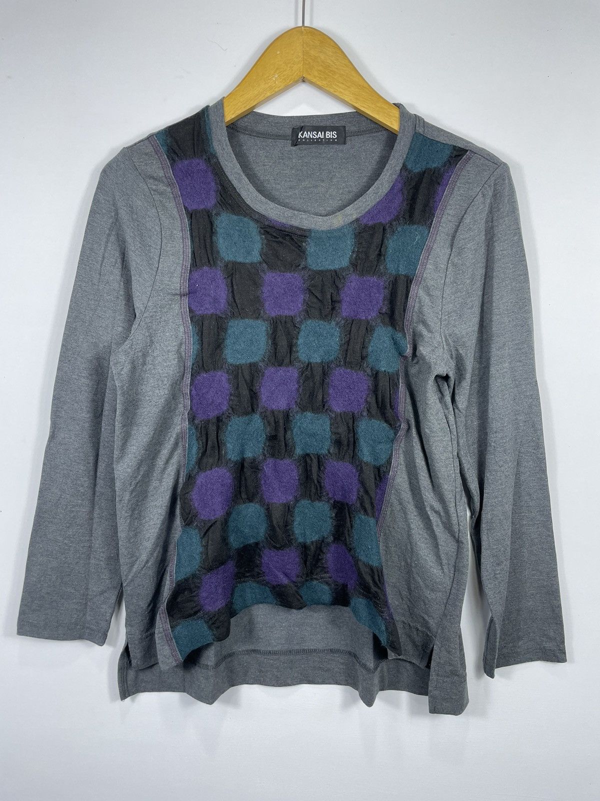 Kansai Yamamoto Bis Signature Yamamoto longsleeve patchwork
