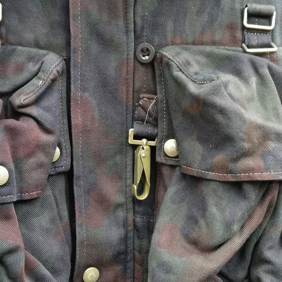 Vintage Swiss Army Alpenflage M70 Parka Coat Jacket Camouflage Size US L / EU 52-54 / 3 - 6 Thumbnail