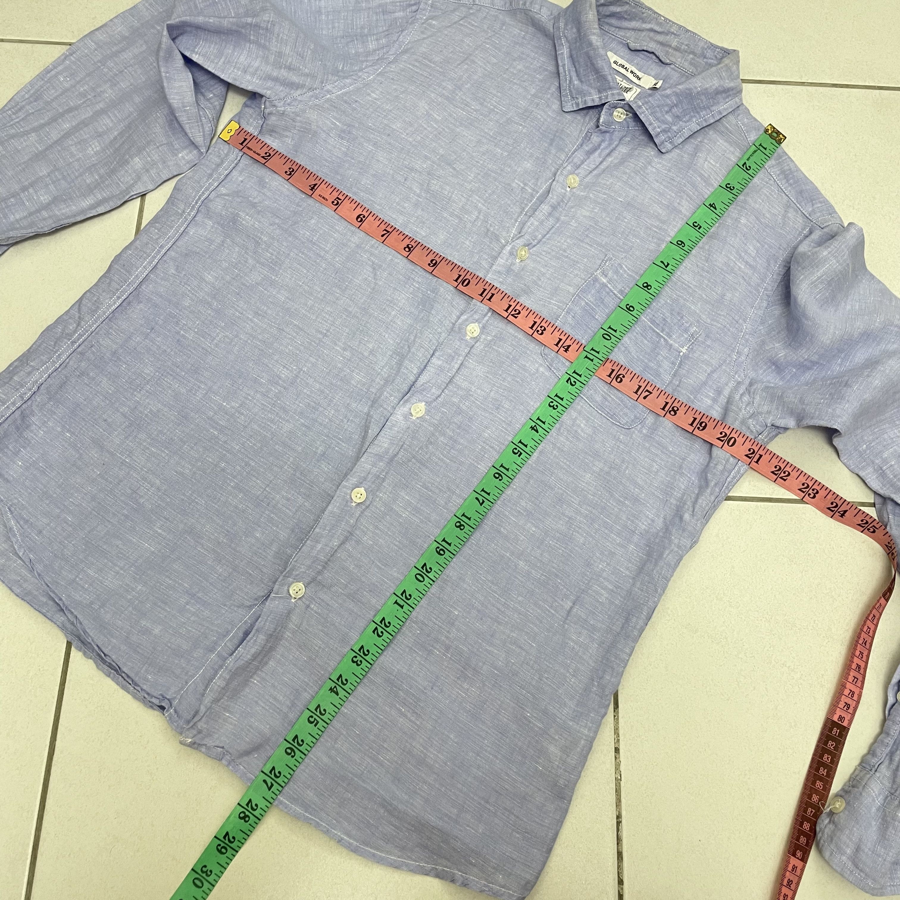 Global Work × Japanese Brand ⭐️SALE⭐️ [L] GLOBAL WORK JAPAN FRENCH LINEN Size US L / EU 52-54 / 3 - 3 Thumbnail