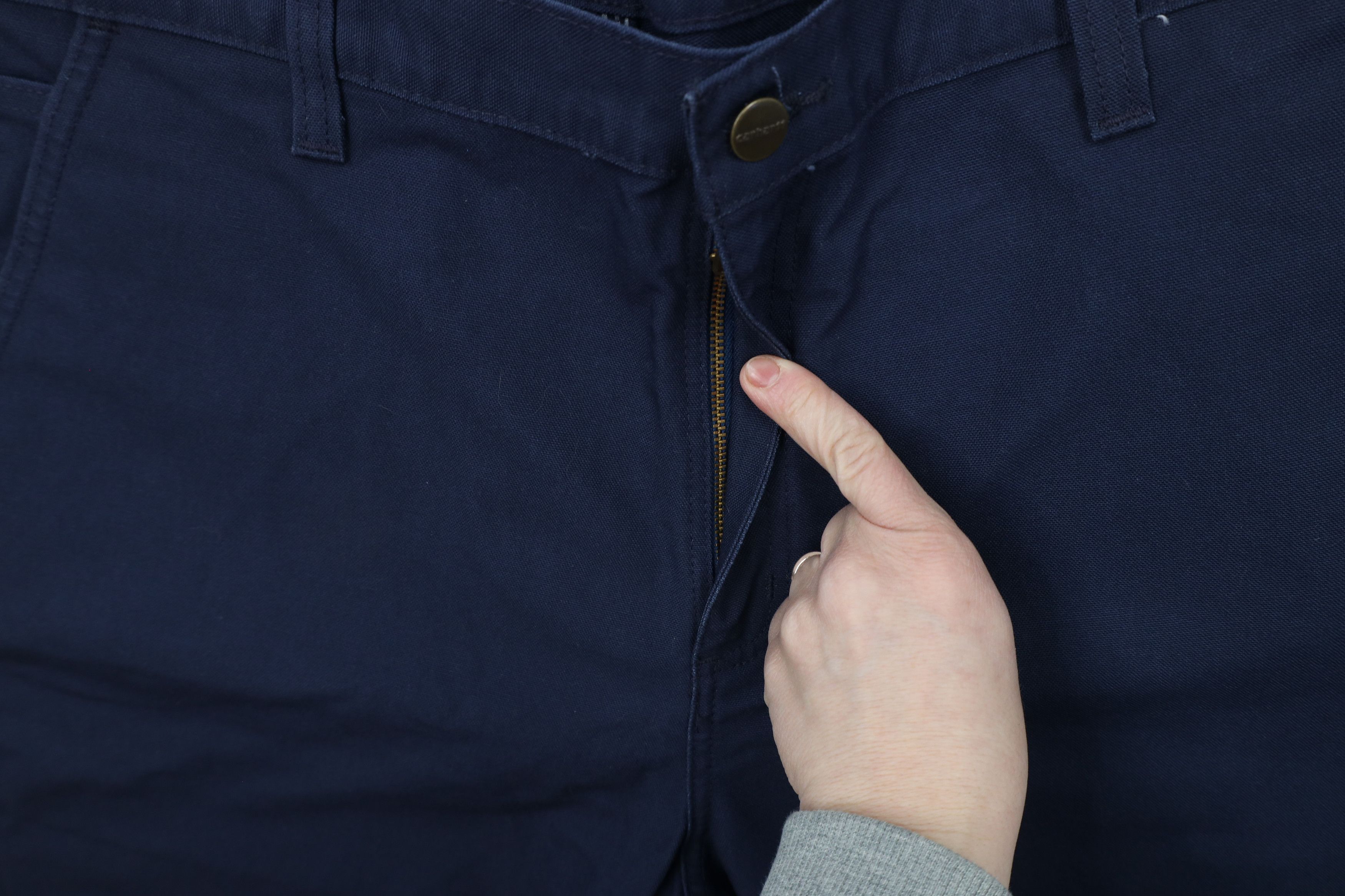 Carhartt × Vintage Vintage Carhartt Dungaree Wide Leg Canvas Pants Navy Blue Size US 38 / EU 54 - 6 Thumbnail