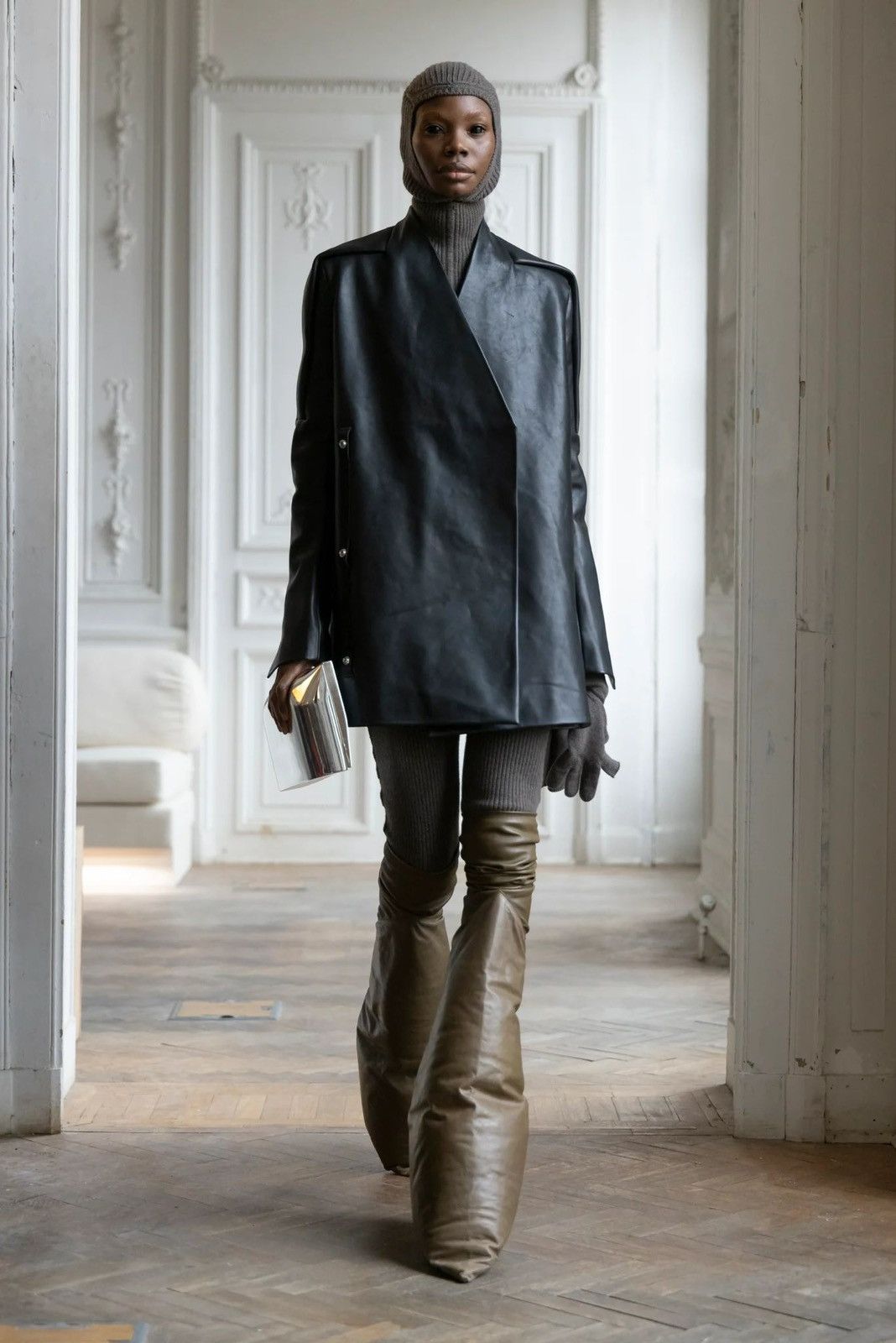 Rick Owens FW24 Runway Officer Jacket Size S / US 4 / IT 40 - 2 Thumbnail