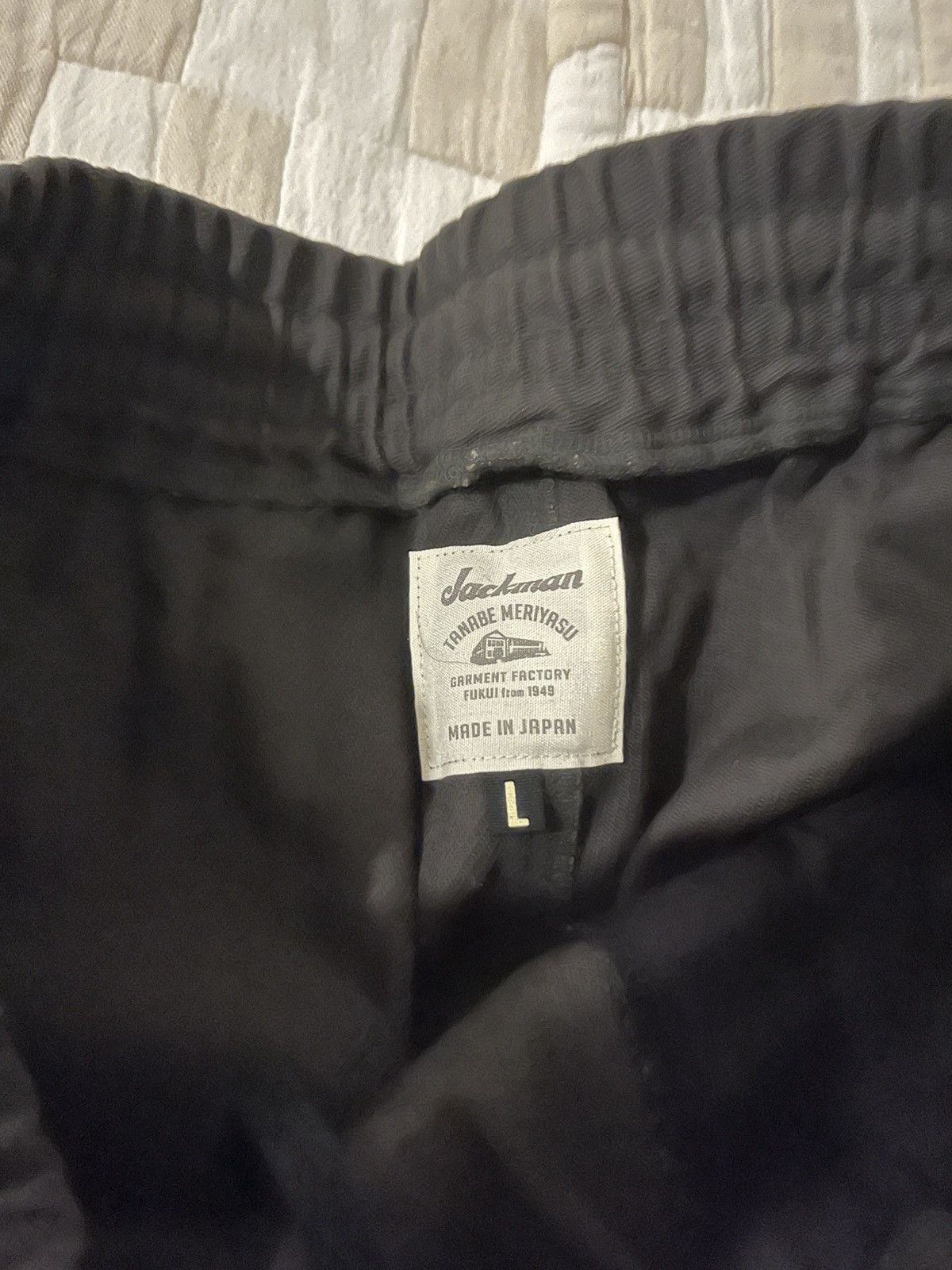 Jackman Jackman Japanese Workwear Stretch Peg-Top Ankle Trousers Size US 33 - 2 Thumbnail