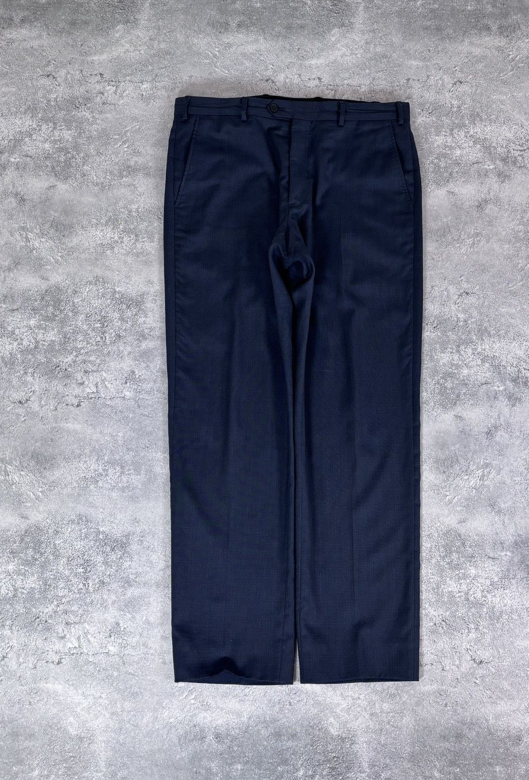 Armani Collezioni Armani Collezioni Men’s 2-Piece Navy Blue Wool Suit Size 40R - 18 Thumbnail