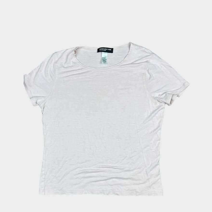 Jones New York Jones New York Collection | Stretch T-Shirt | Large Size L / US 10 / IT 46 - 6 Thumbnail