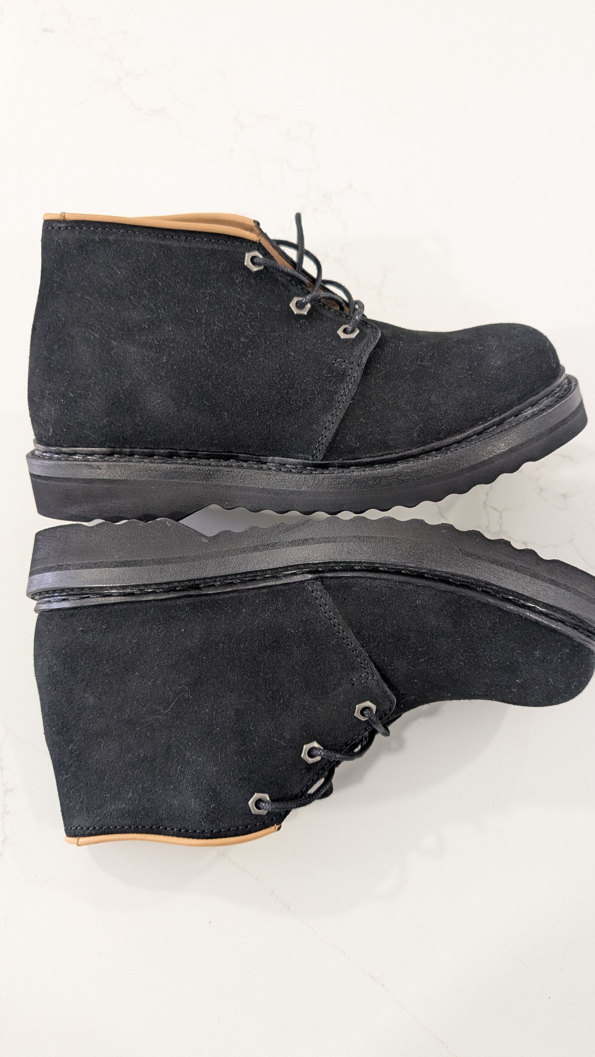 Our Legacy OUR LEGACY Chukka Boot 42 Dim Black Velour Suede Size US 9 / EU 42 - 6 Thumbnail