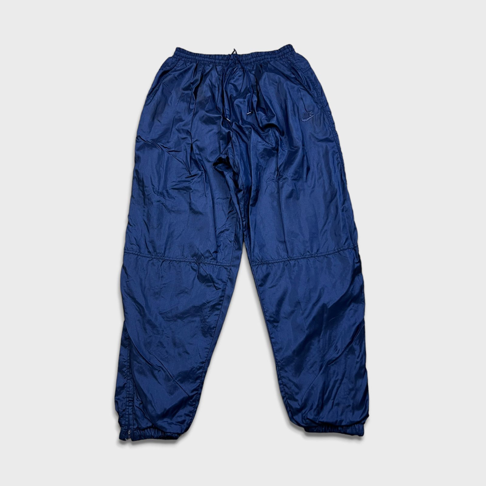 Nike × Vintage VTG Nike Track Pants Small Swoosh Windbreaker Athletic 80s Size US 28 / EU 44 - 1 Thumbnail