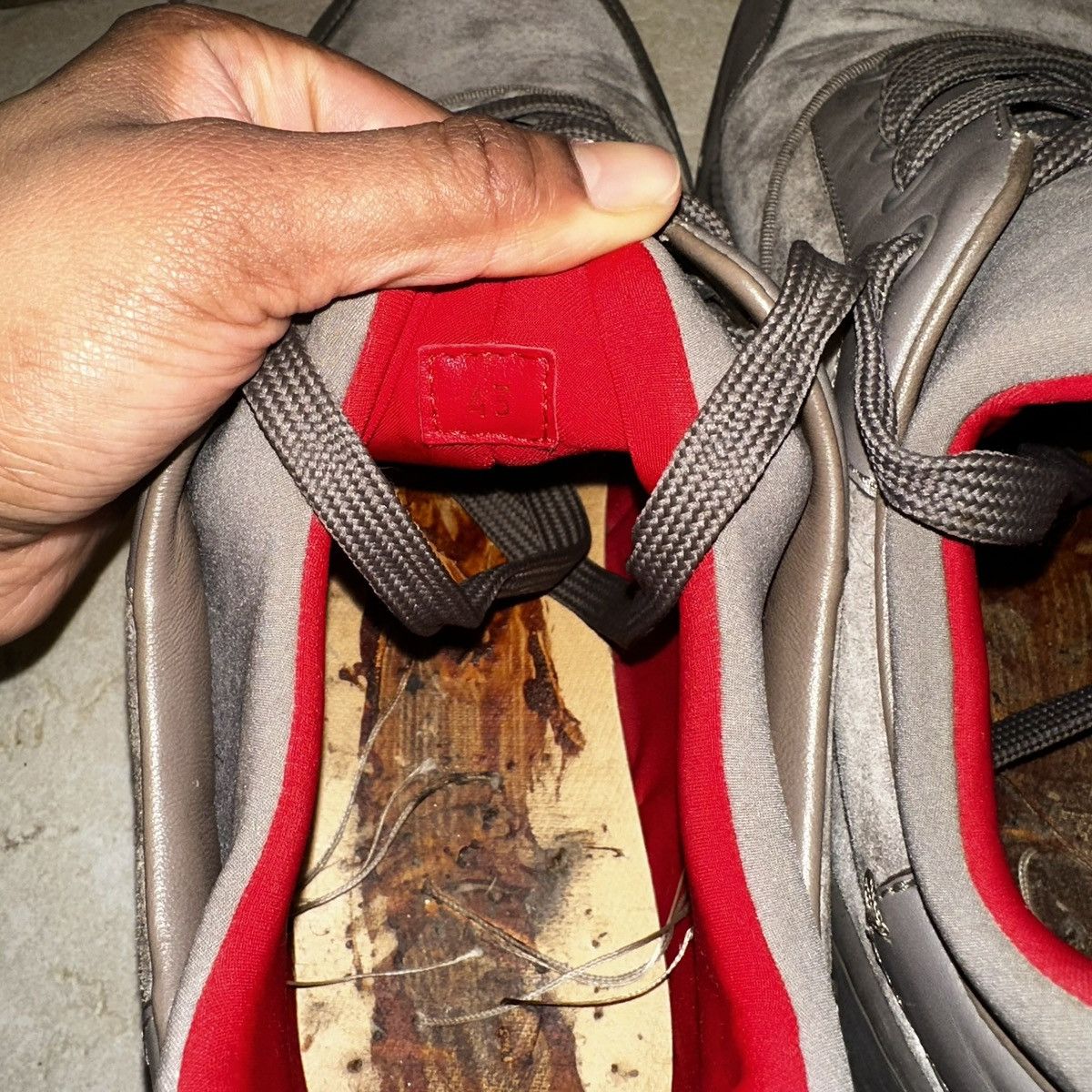 Christian Louboutin Christian Louboutin Aurelien Calfskin Suede Trainers Size US 10 / EU 43 - 6 Thumbnail