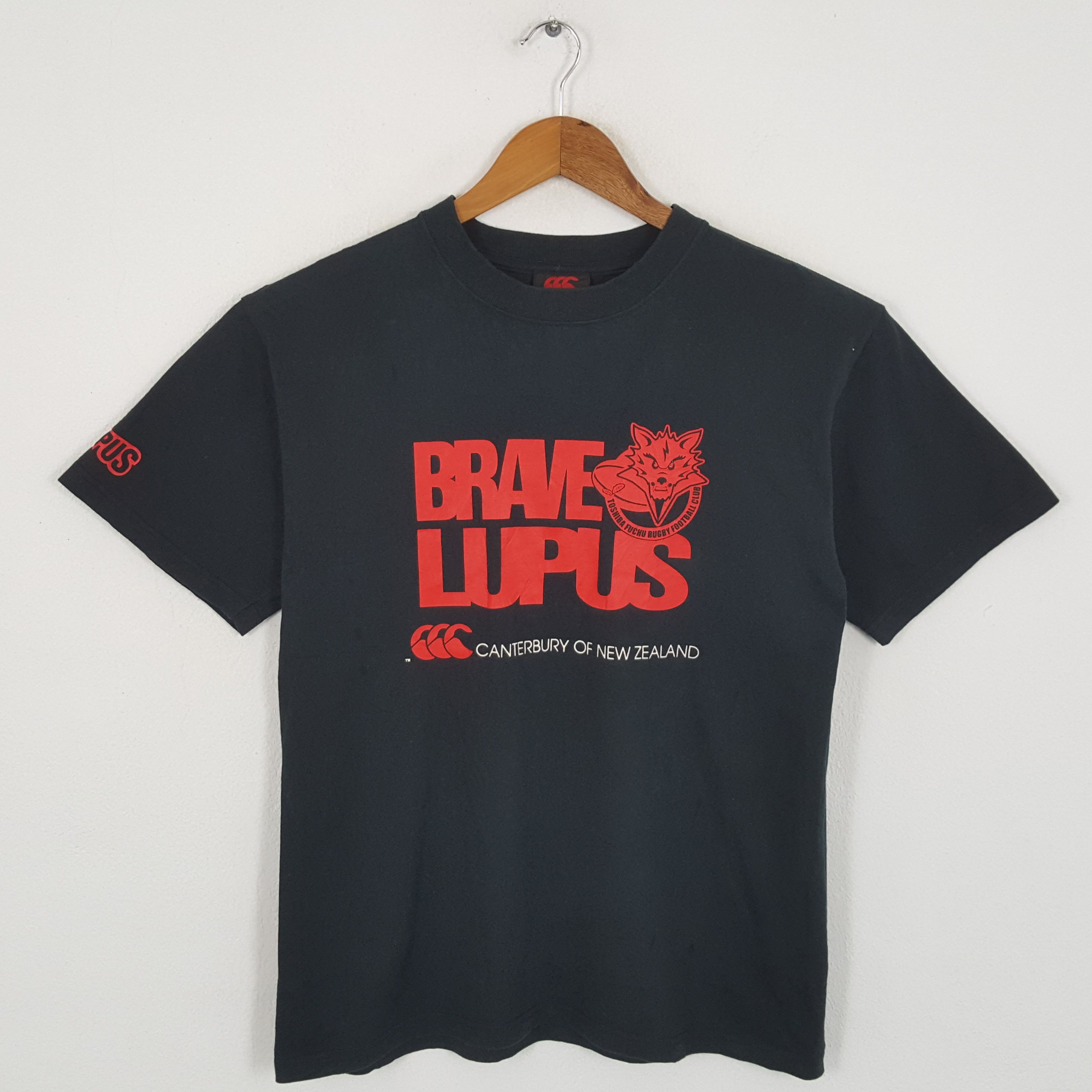 Canterbury of New Zealand × Vintage Vintage BRAVE LUPUS CANTERBURRY Sportswear T-Shirts Size US M / EU 48-50 / 2 - 1 Thumbnail