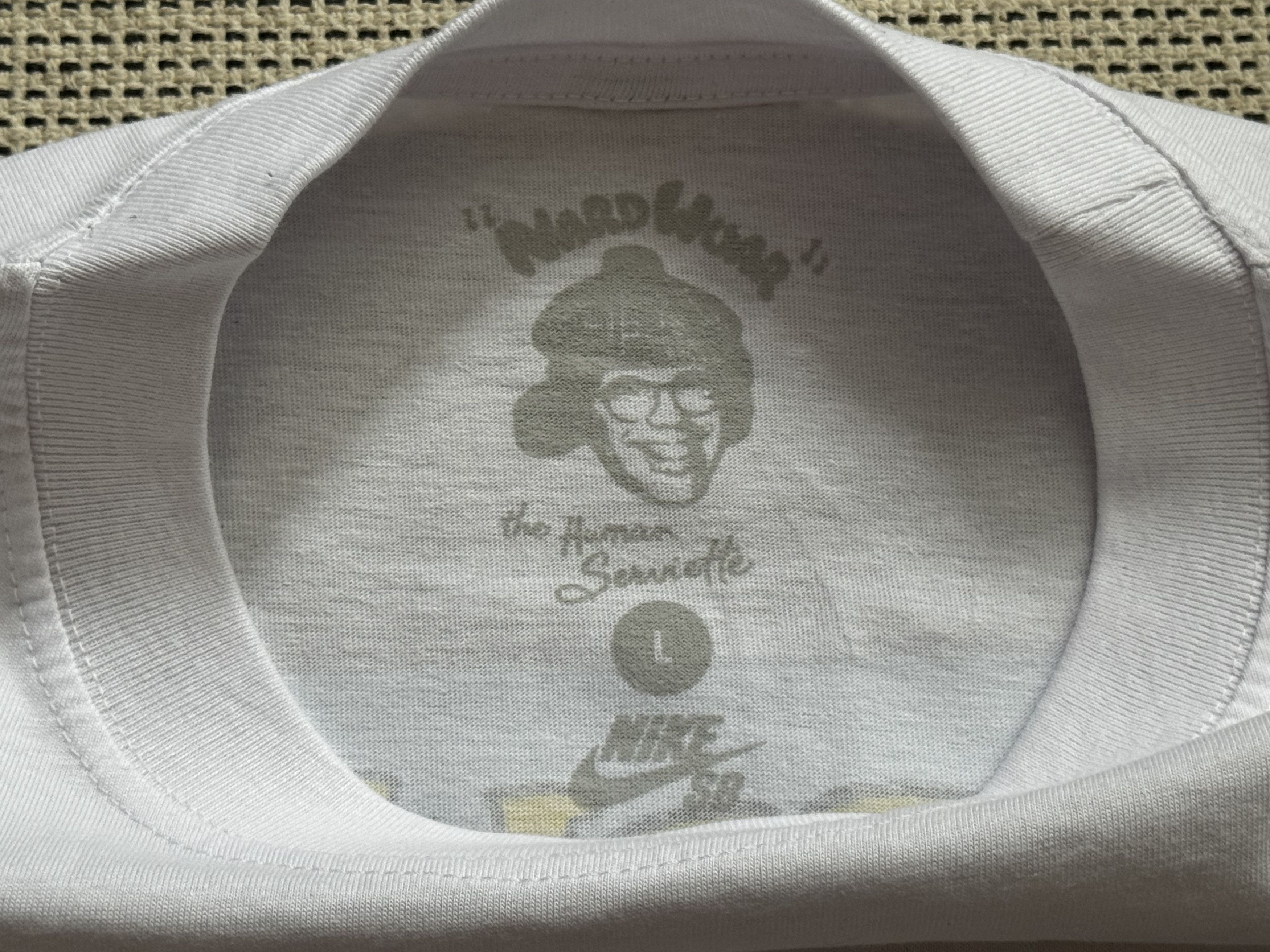 Nike SB x Nardwuar 2025 Dunk Low SB Promo Tee Size US L / EU 52-54 / 3 - 5 Thumbnail