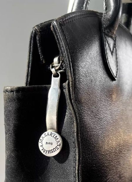 Masaki Matsushima Masaki Matsushima Curved-Base Leather Handbag Size ONE SIZE - 7 Thumbnail
