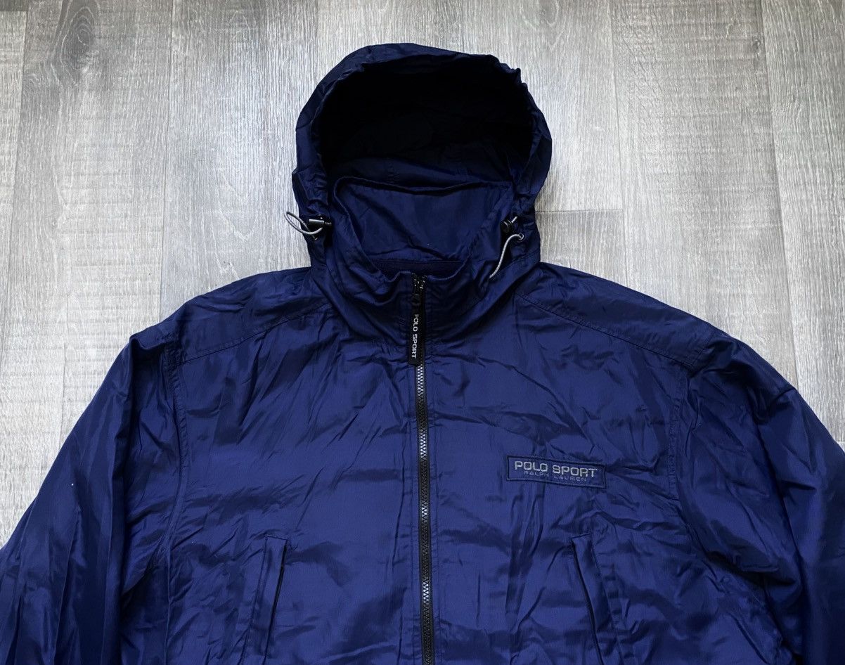 Polo Ralph Lauren Polo Sport Ralph Lauren Shimmer Navy Nylon Jacket Adjustable Size US L / EU 52-54 / 3 - 21 Thumbnail