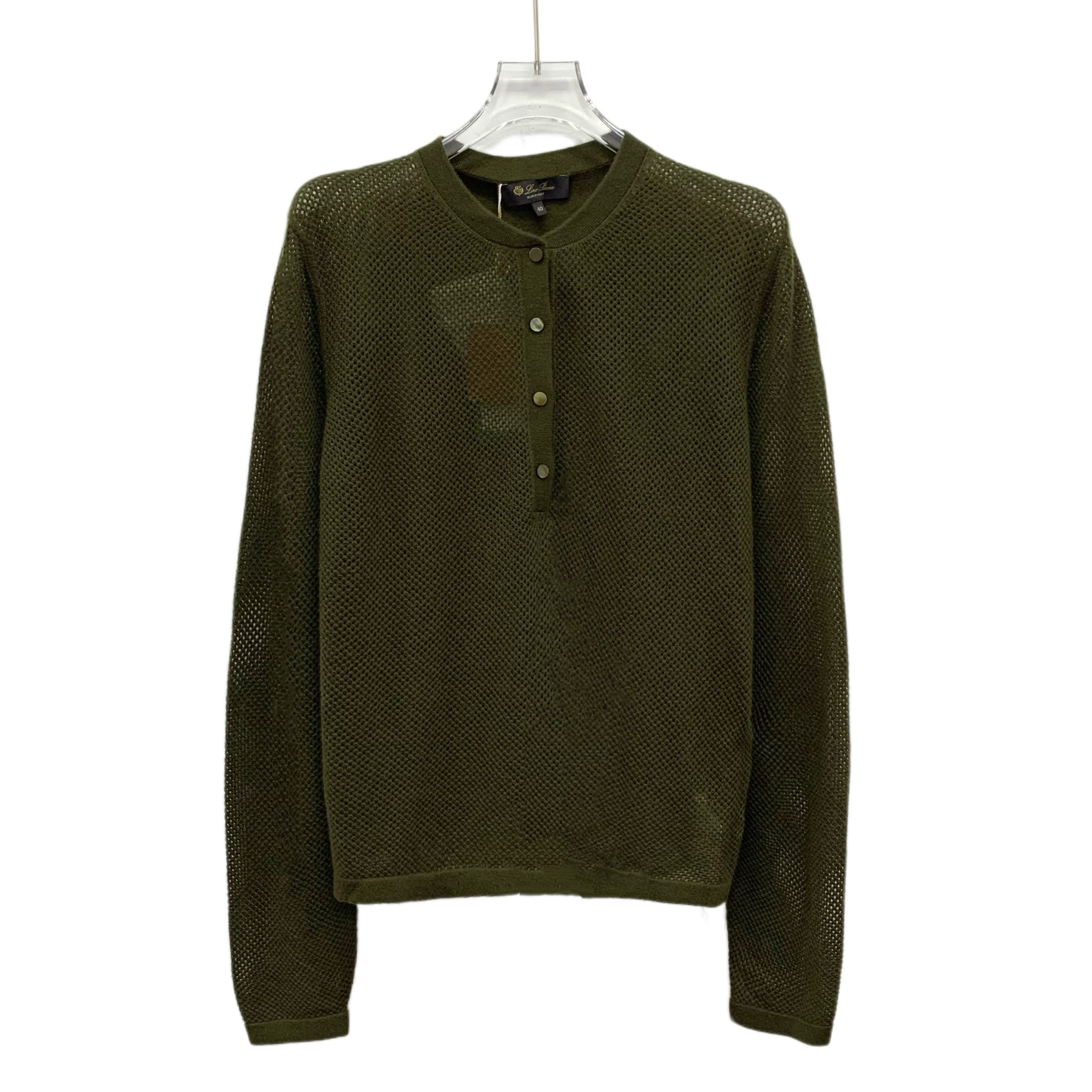 Loro Piana Loro Piana Cashmere Knit Sweater Green (40) Size S / US 4 / IT 40 - 1 Thumbnail