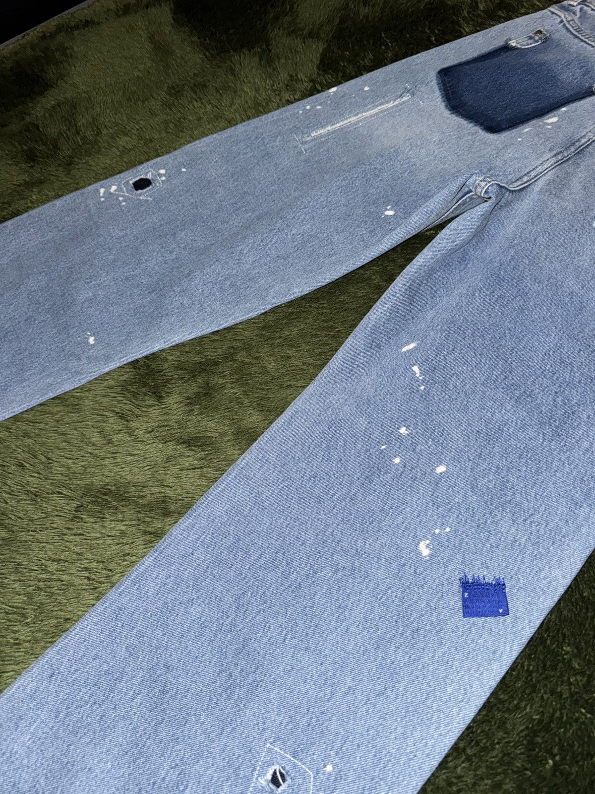 Ader Error × Zara [EU34] ZARA X ADER ERROR Patchwork Jeans Blue Indigo Size US 30 / EU 46 - 11 Thumbnail