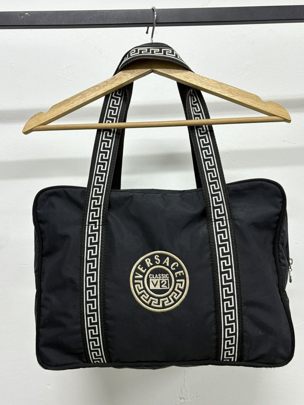 Versace Vintage Versace Classic V2 Duffel Bag travel handbag Size ONE SIZE - 1 Thumbnail