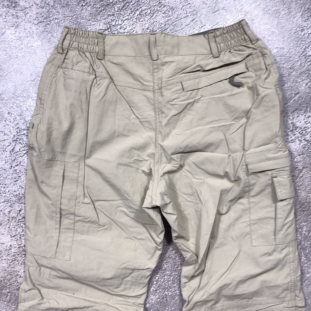 Vintage Vintage 90s Baggy Cargo Pants Distressed Parachute Grunge 29 Size 29" - 7 Thumbnail