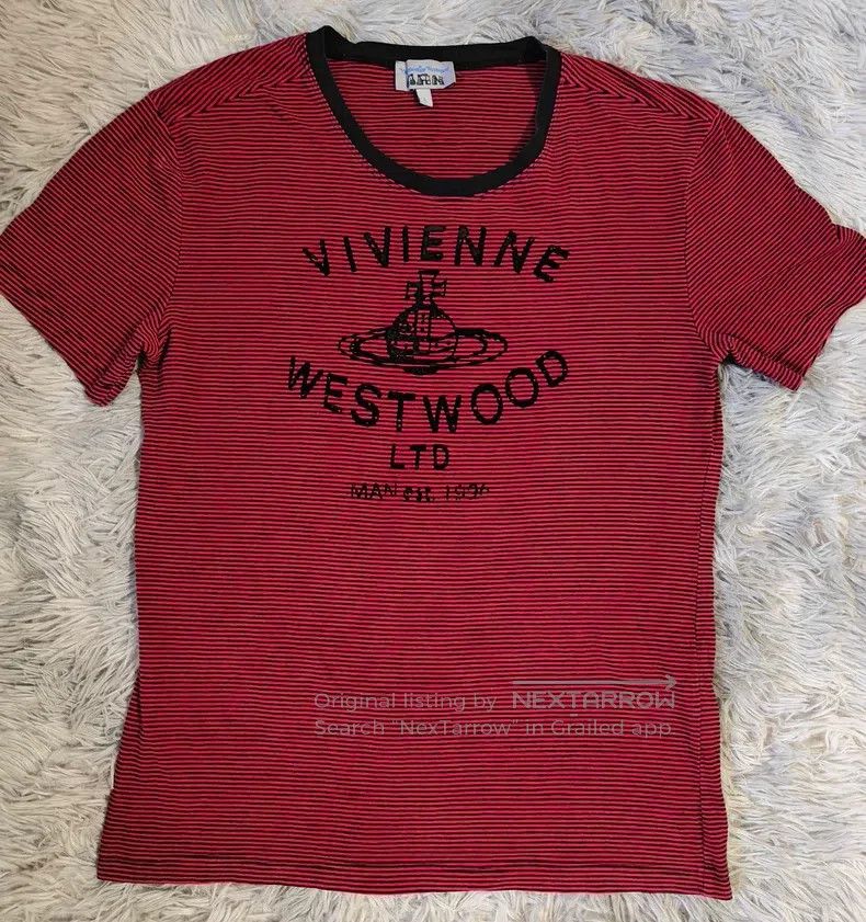 Vivienne Westwood Striped Velvet Short Sleeve