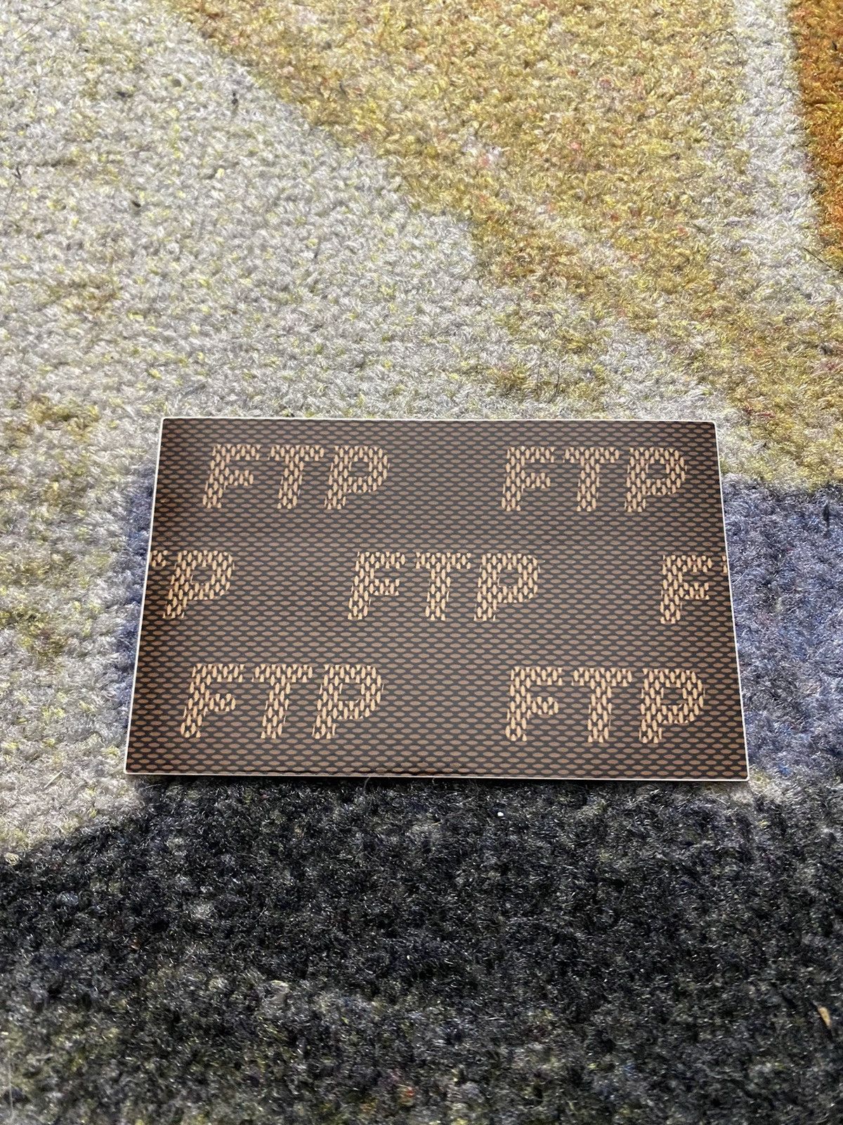 Fuck The Population FTP Monogram Logo Sticker Size ONE SIZE - 2 Thumbnail