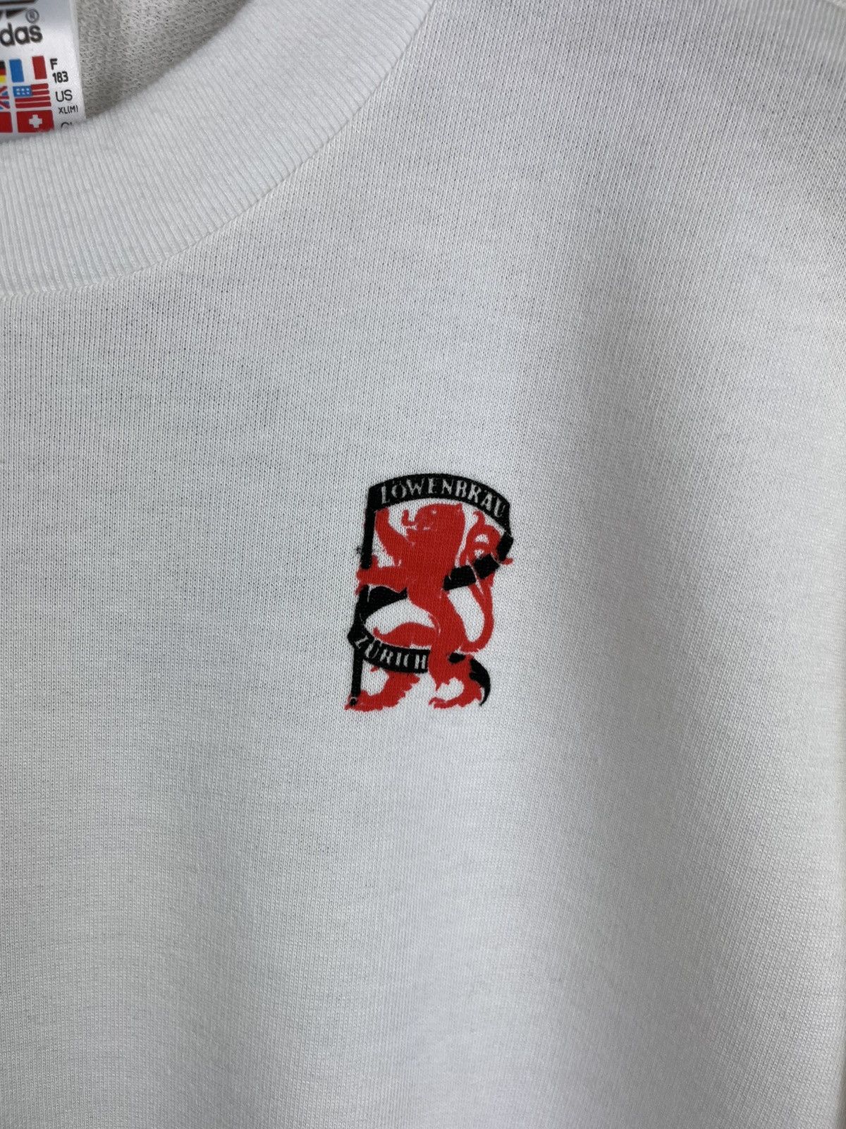 Adidas Vintage 90s Adidas soccer Zurich Italia sweatshirt crewneck Size US XL / EU 56 / 4 - 12 Thumbnail