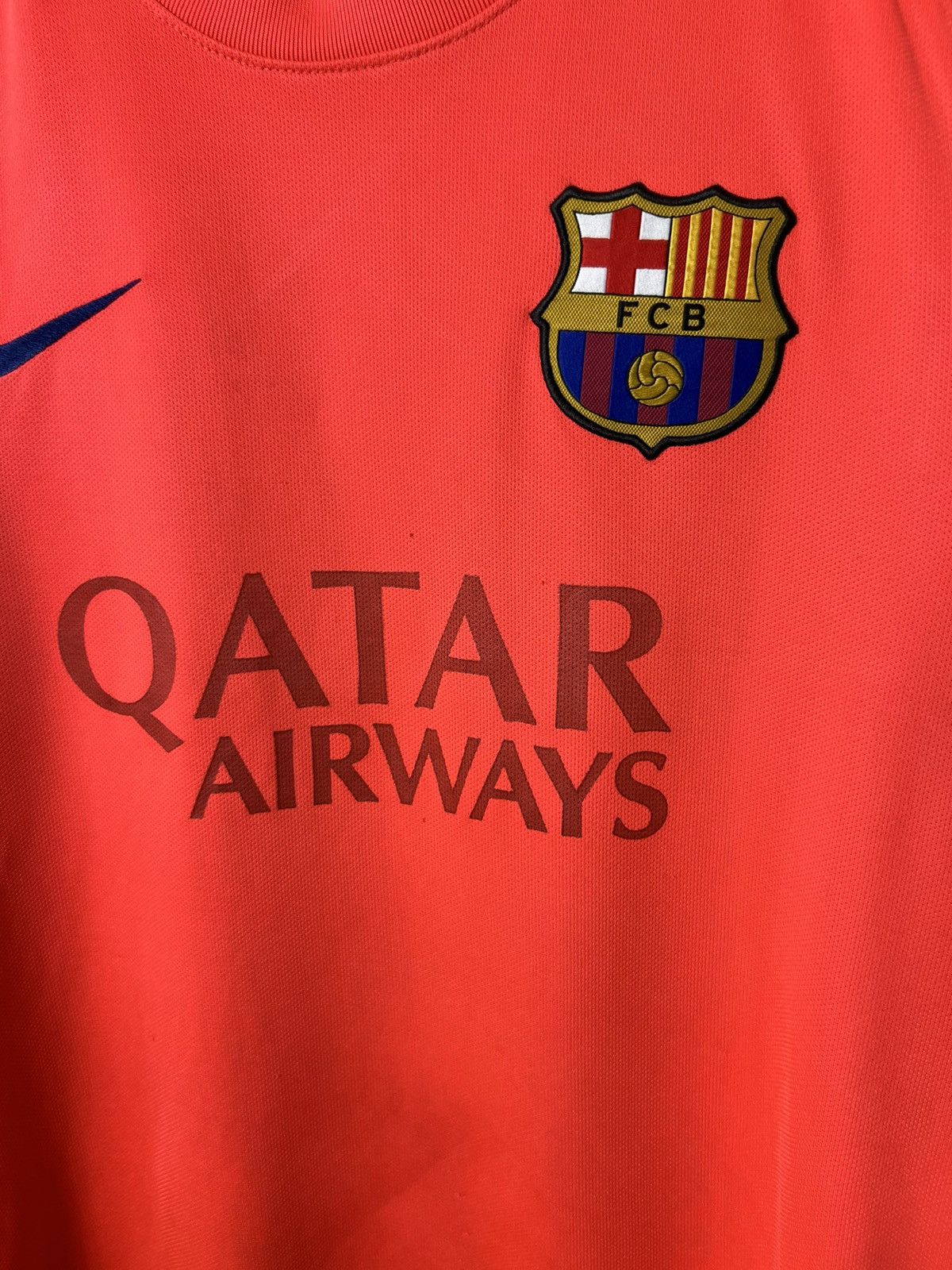 Nike Nike FC Barcelona 2014 - 2015 Away Football Soccer Jersey Size US M / EU 48-50 / 2 - 5 Thumbnail