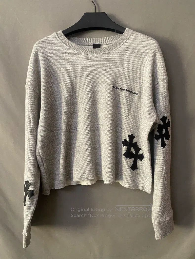 CHROME HEARTS Size M Women's patch Waffle long sleeves