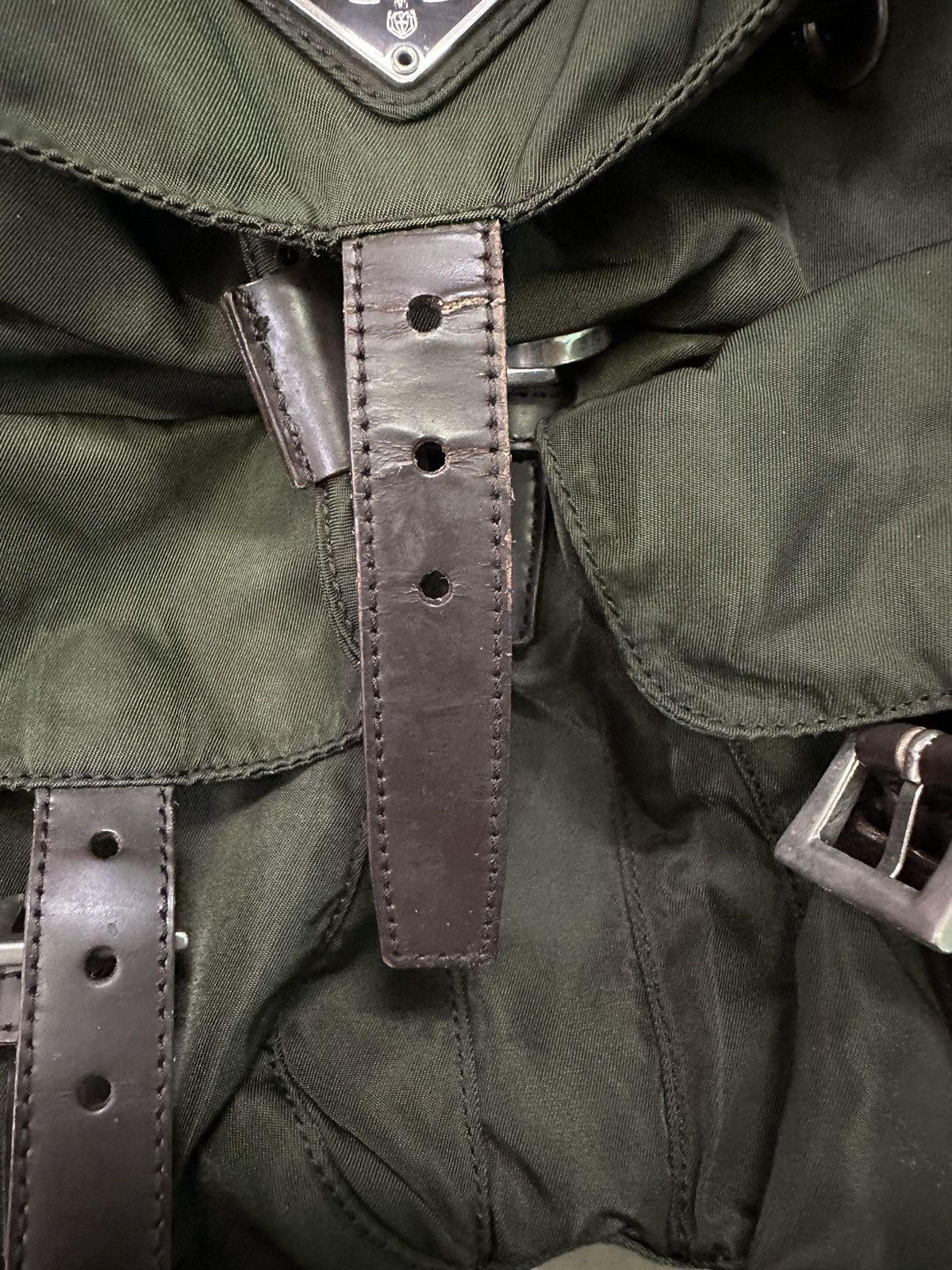 Prada AUTHENTIC VINTAGE PRADA MINI GREEN NYLON BACKPACK Size ONE SIZE - 17 Thumbnail