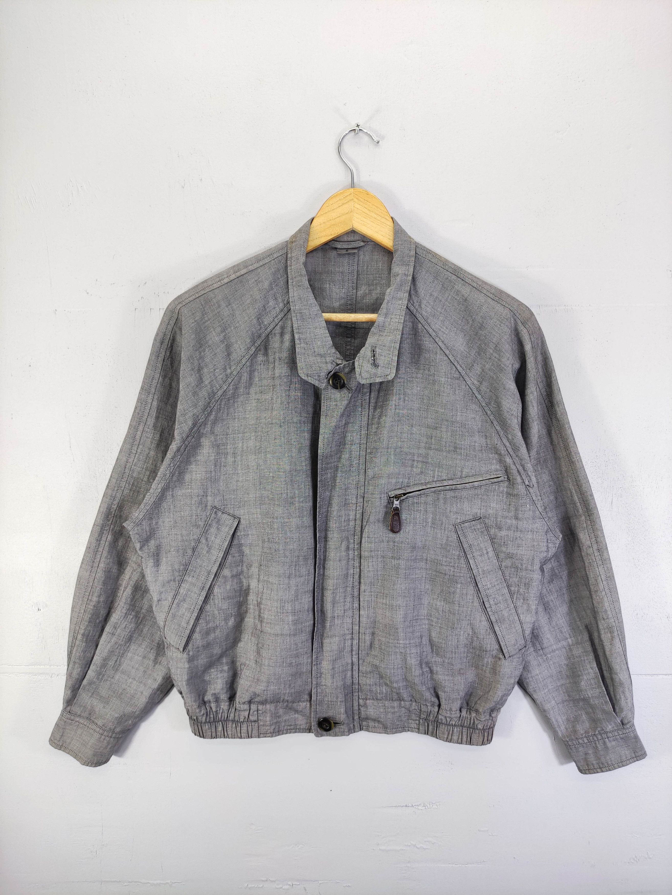 image of Vintage Intermezzo Casual Zipper Jacket in Grey, Men's (Size Medium)