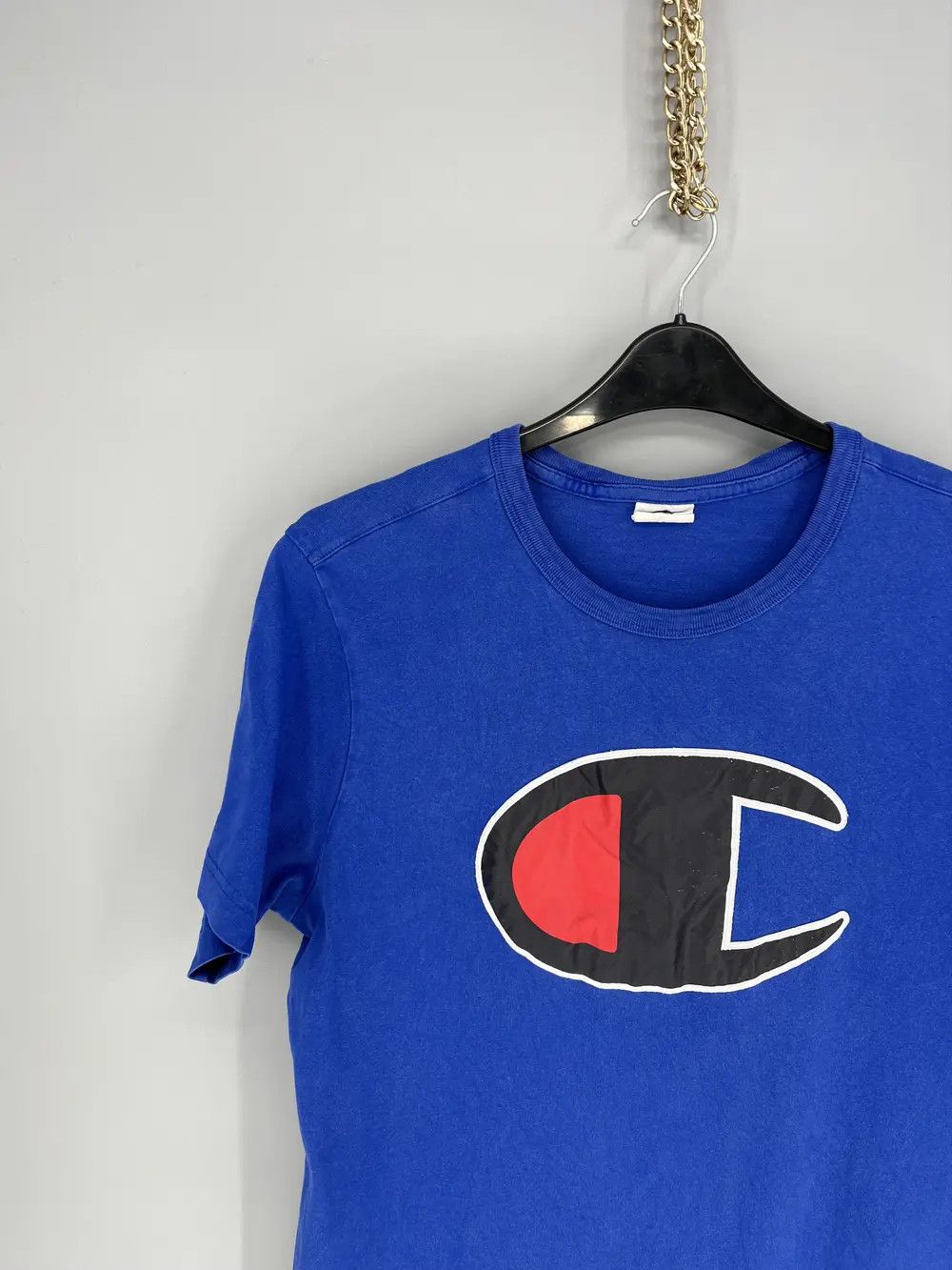 Champion × Vintage VINTAGE Y2K CHAMPION BIG LOGO NICE DESIGN TSHIRT HIP HOP RAP Size US M / EU 48-50 / 2 - 4 Thumbnail