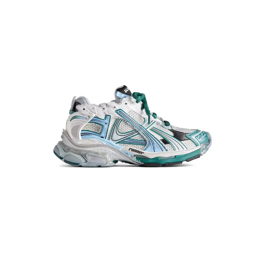 Balenciaga o1w1db11225 Runner Sneakers in Multicolor Size US 10 / EU 43 - 1 Thumbnail