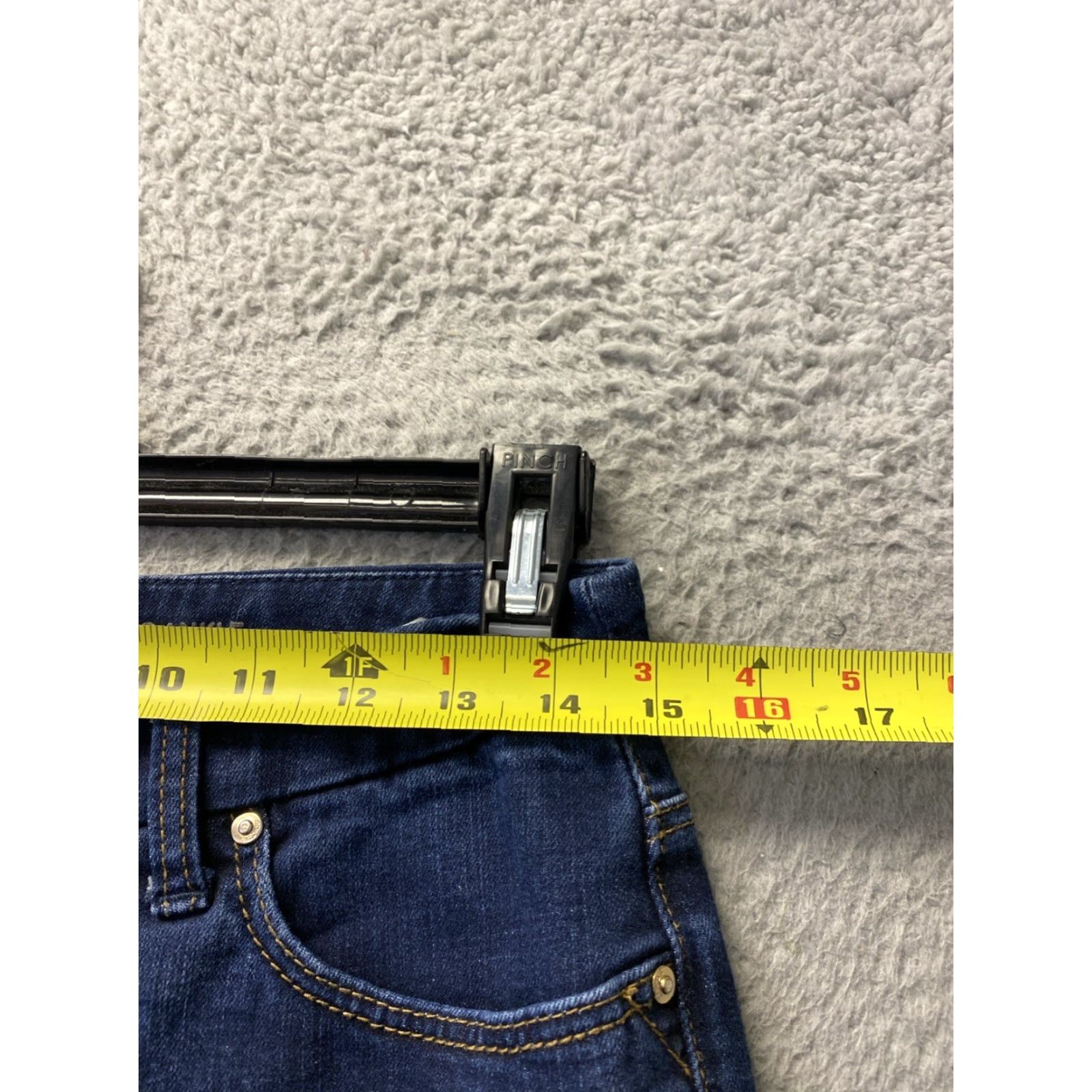 Vintage Chico's So Slimming Pull-On Jegging Jeans Dark Wash 30x27 Slim Womens Denim Blue Jeans Size 30" / US 8 / IT 44 - 5 Thumbnail